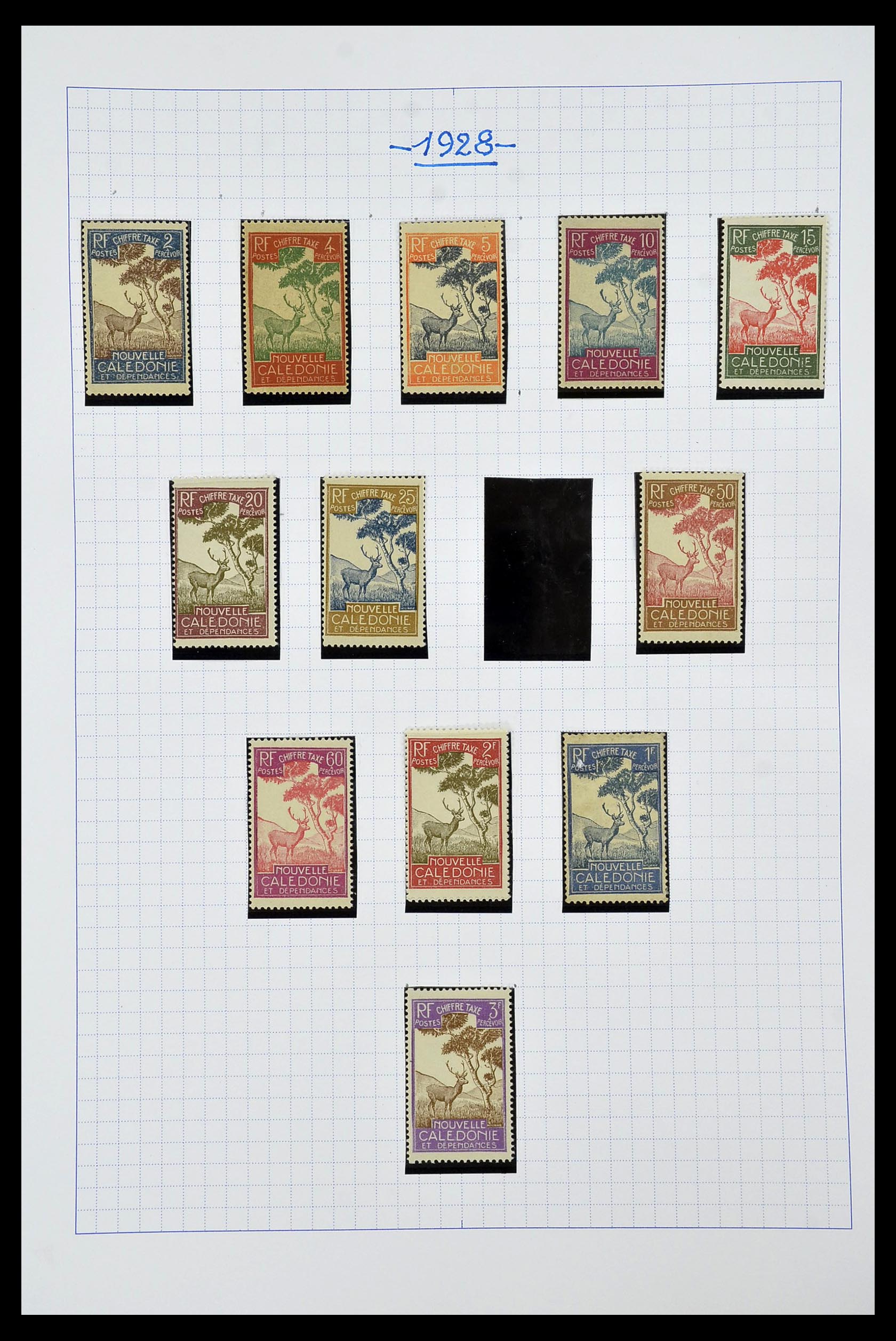 34219 140 - Postzegelverzameling 34219 Nieuw Caledonië 1881-2014!