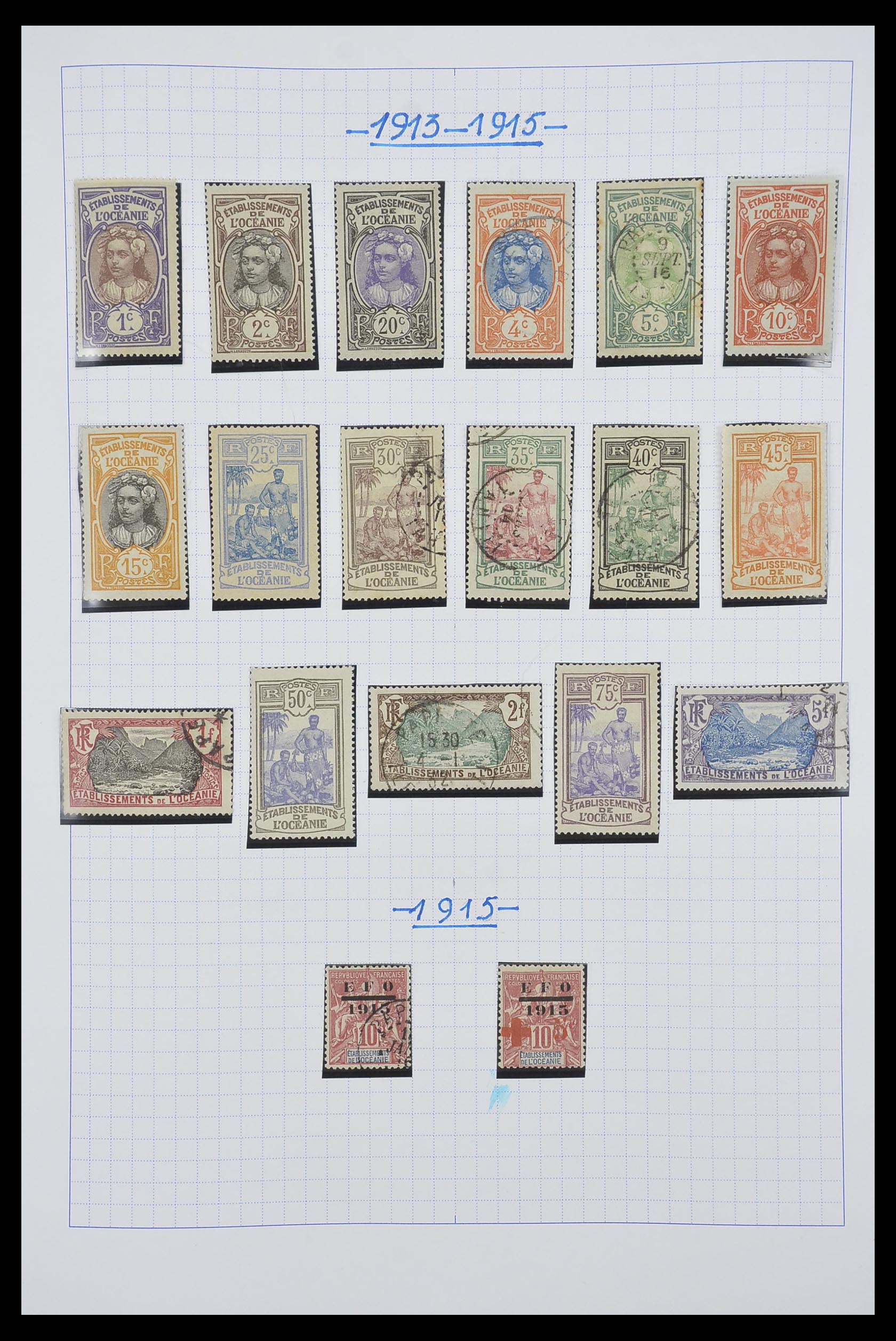 34220 002 - Stamp collection 34220 Polynesia 1892-2014!