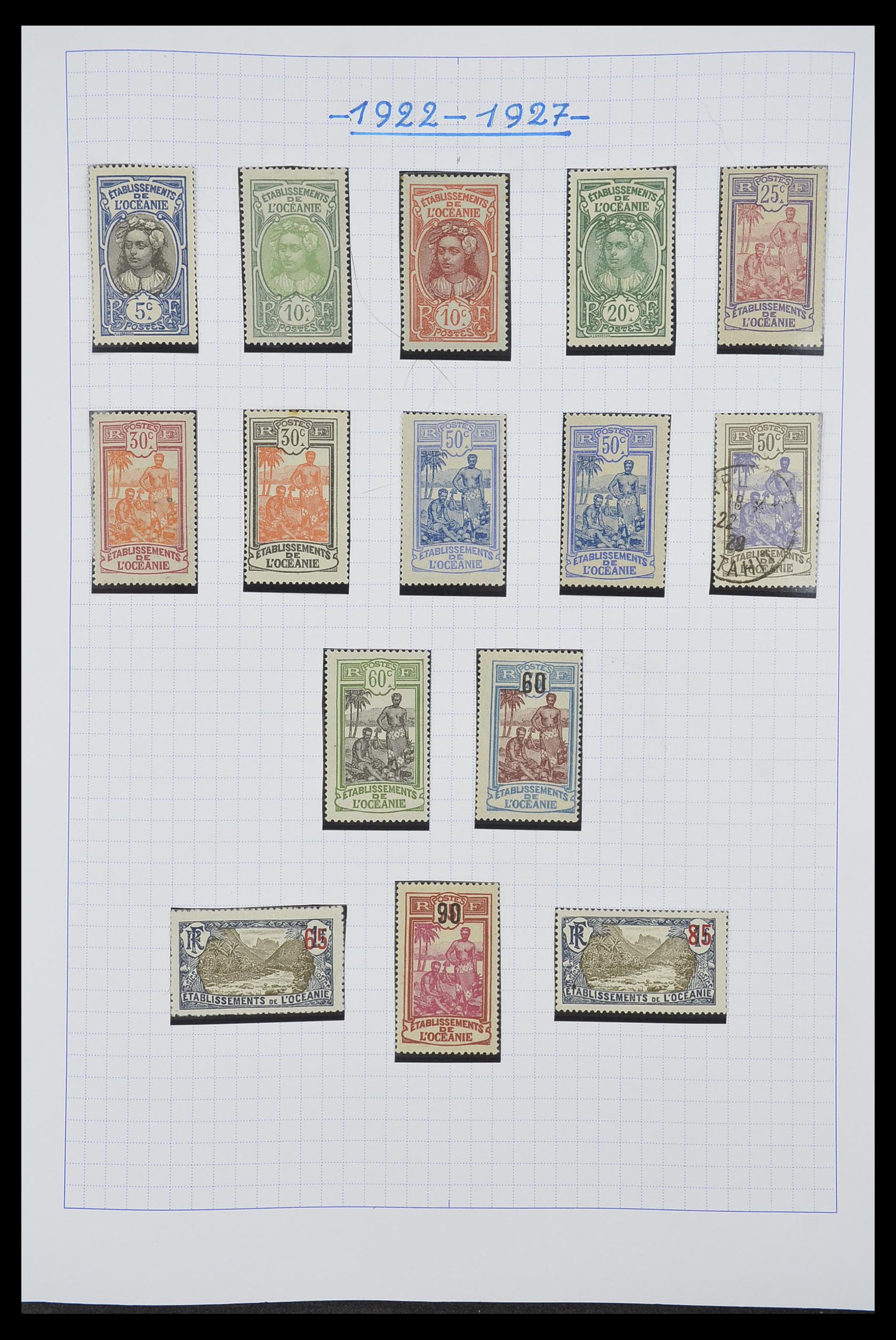 34220 004 - Stamp collection 34220 Polynesia 1892-2014!