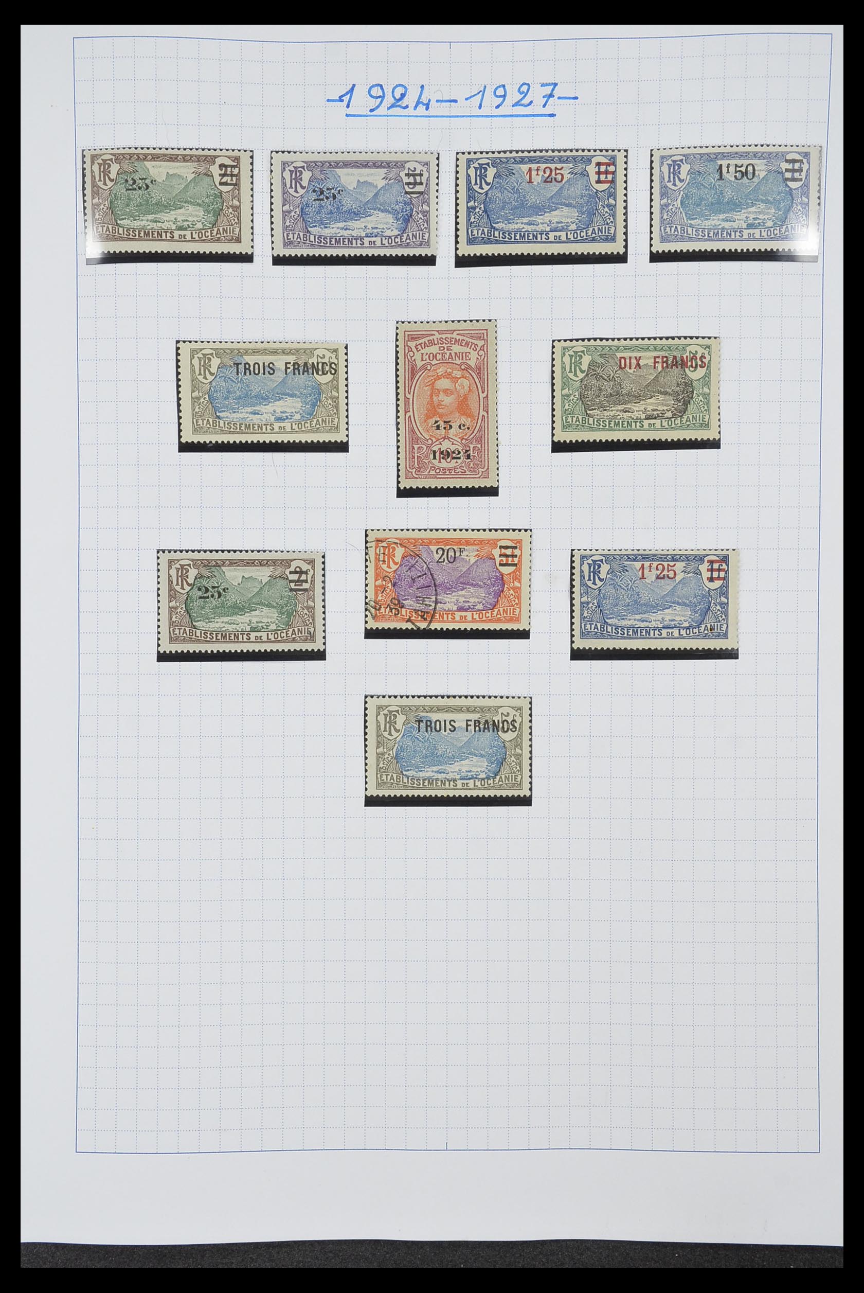 34220 005 - Stamp collection 34220 Polynesia 1892-2014!