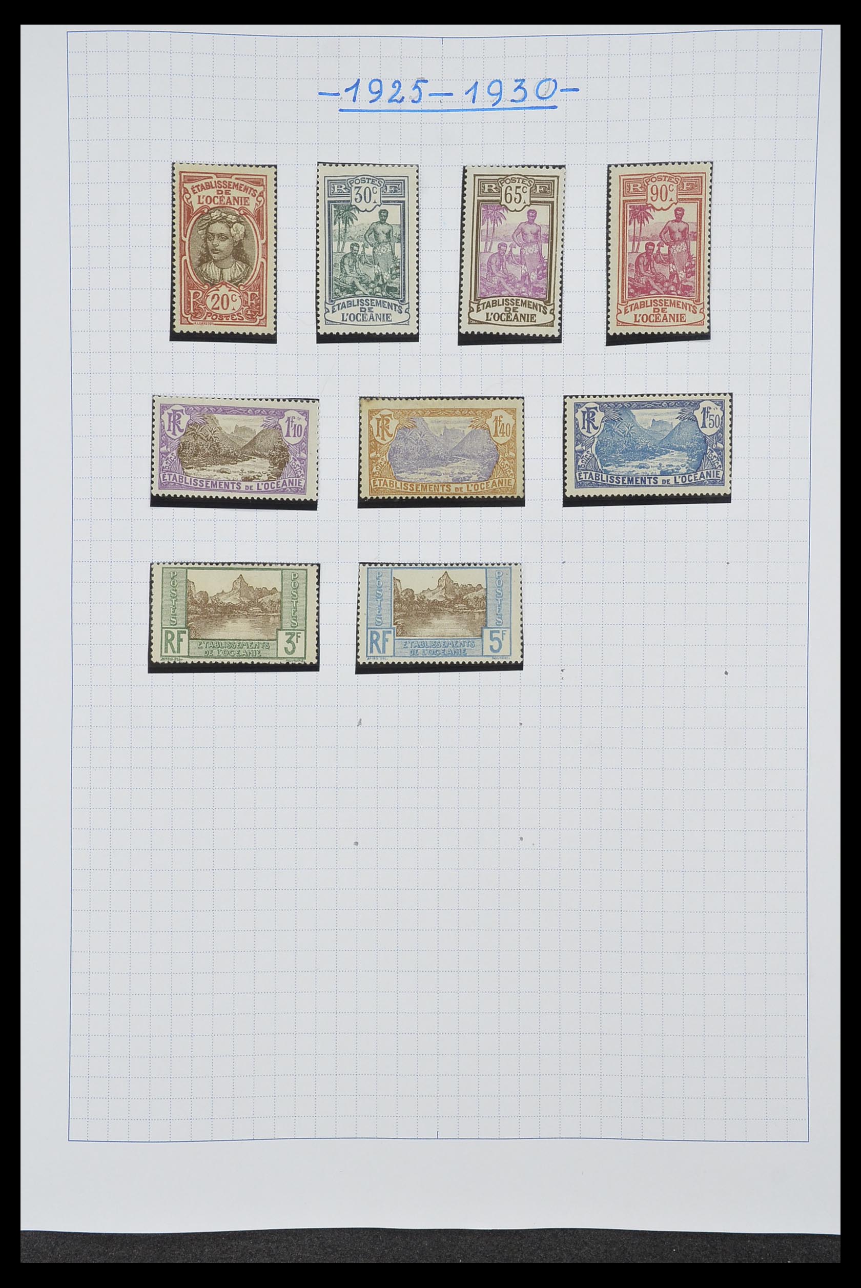 34220 006 - Postzegelverzameling 34220 Polynesië 1892-2014!