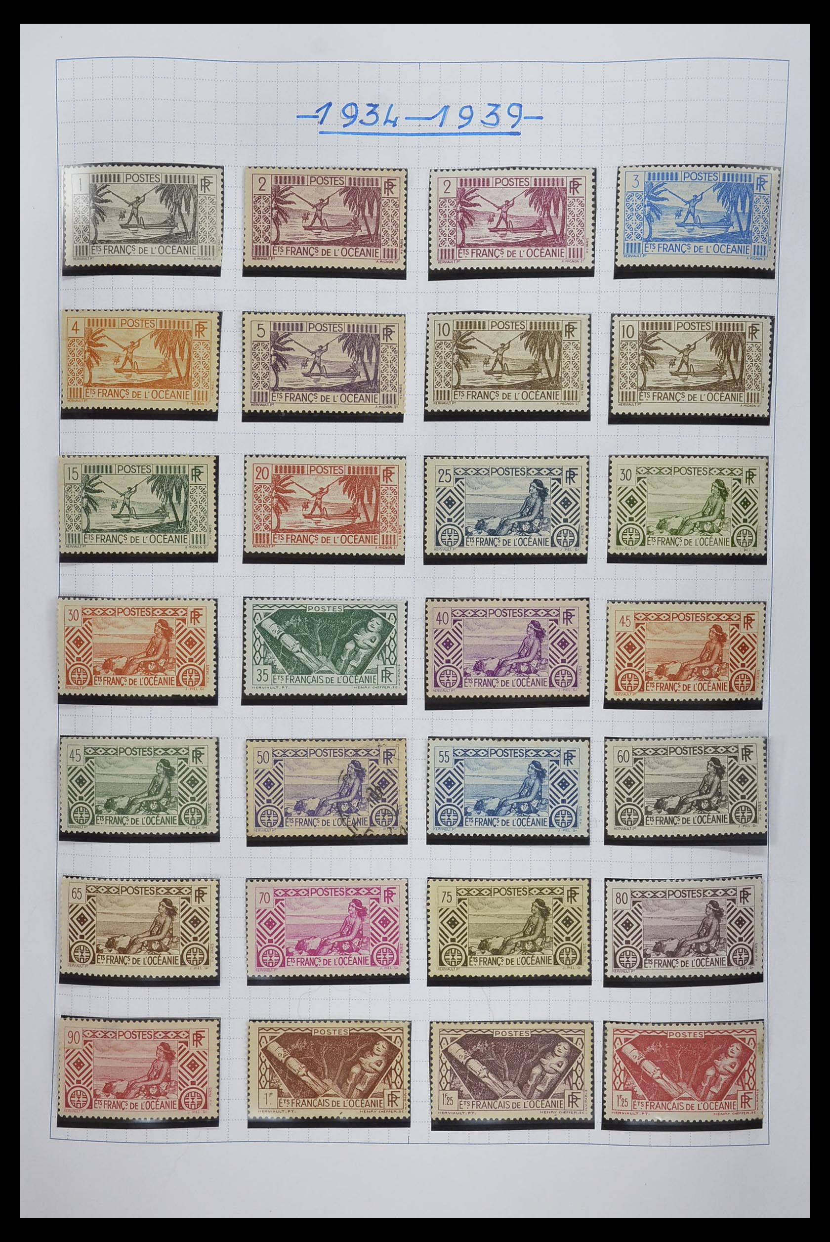 34220 007 - Postzegelverzameling 34220 Polynesië 1892-2014!