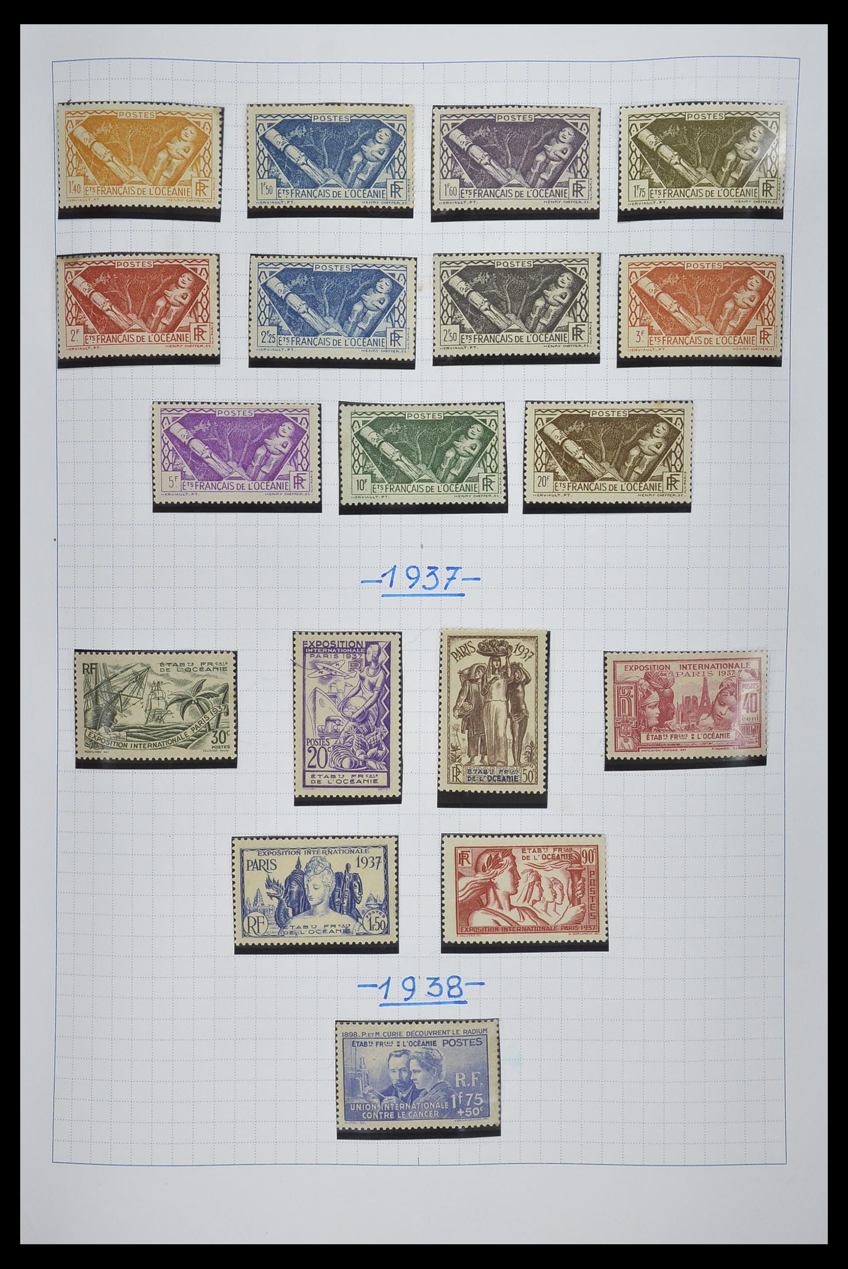 34220 008 - Postzegelverzameling 34220 Polynesië 1892-2014!