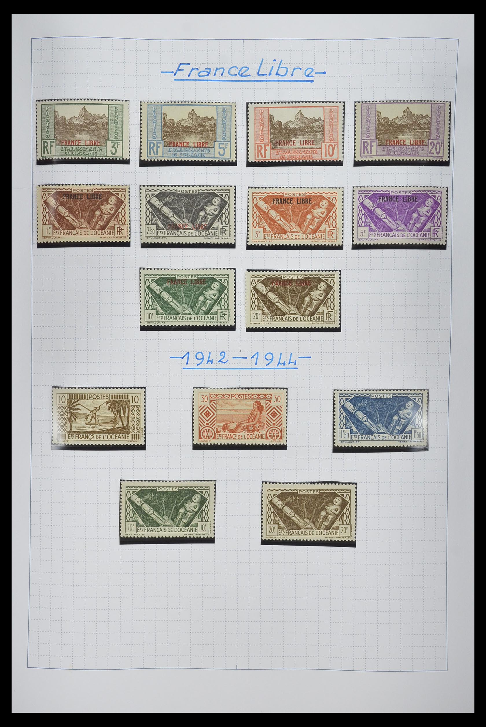 34220 010 - Postzegelverzameling 34220 Polynesië 1892-2014!