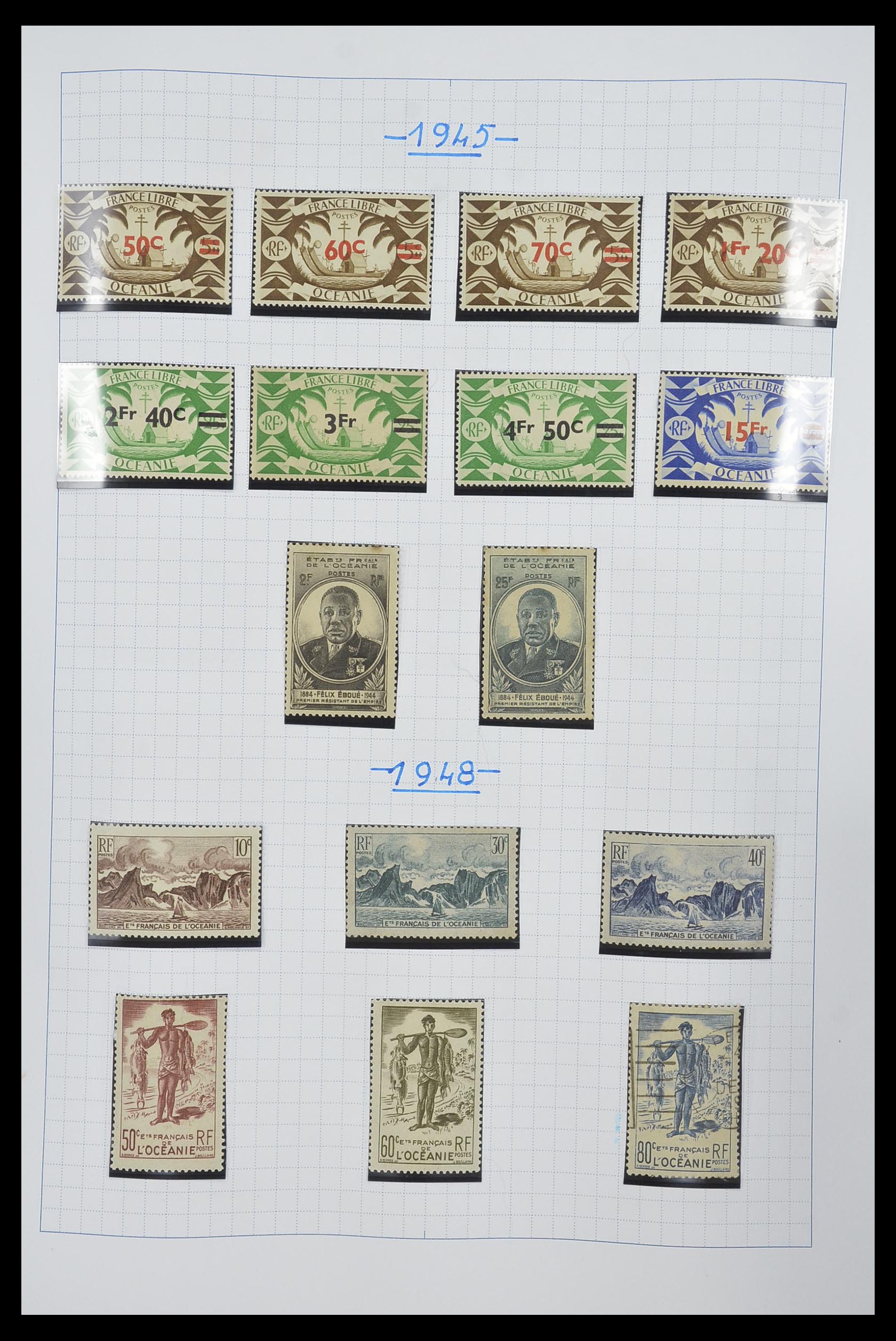34220 012 - Stamp collection 34220 Polynesia 1892-2014!