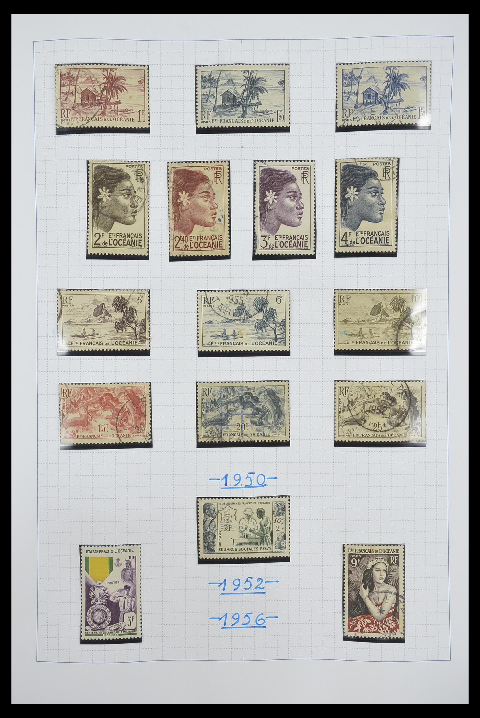 34220 013 - Stamp collection 34220 Polynesia 1892-2014!