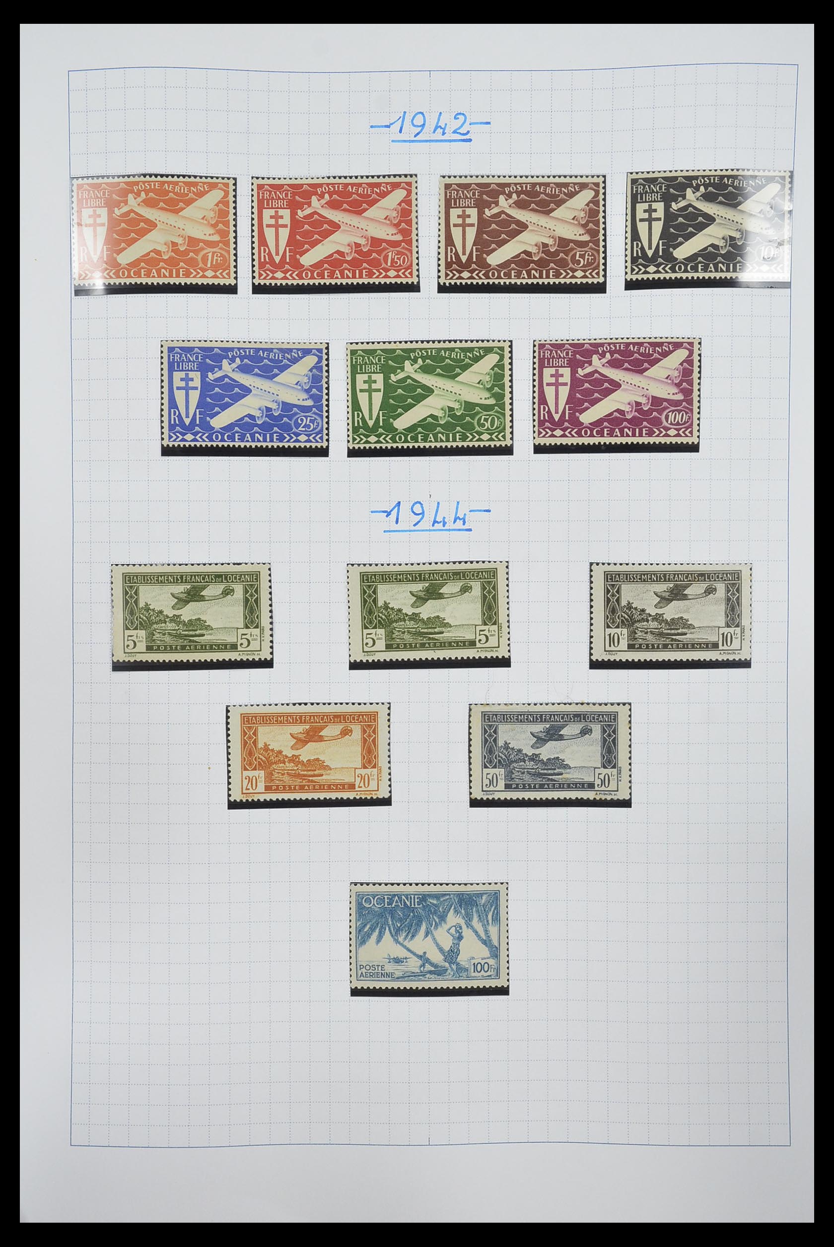 34220 015 - Postzegelverzameling 34220 Polynesië 1892-2014!
