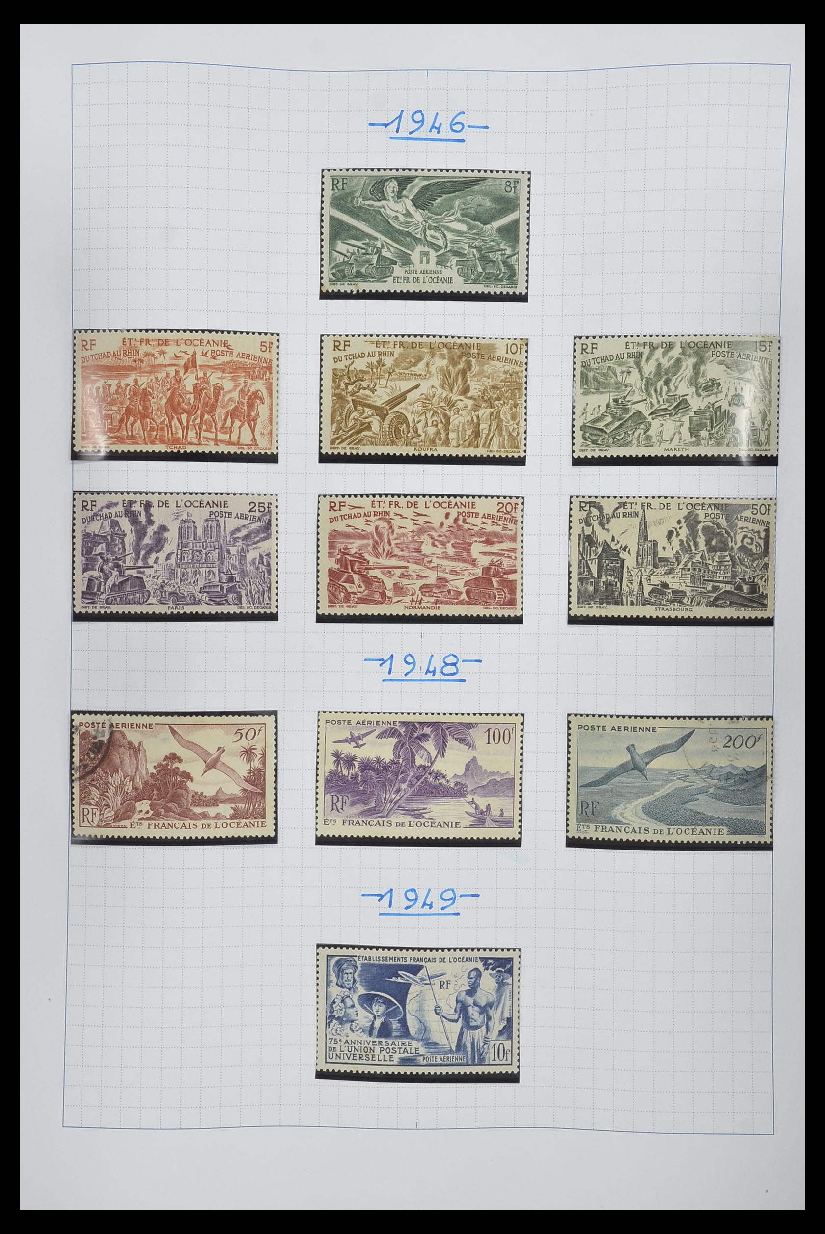 34220 016 - Postzegelverzameling 34220 Polynesië 1892-2014!