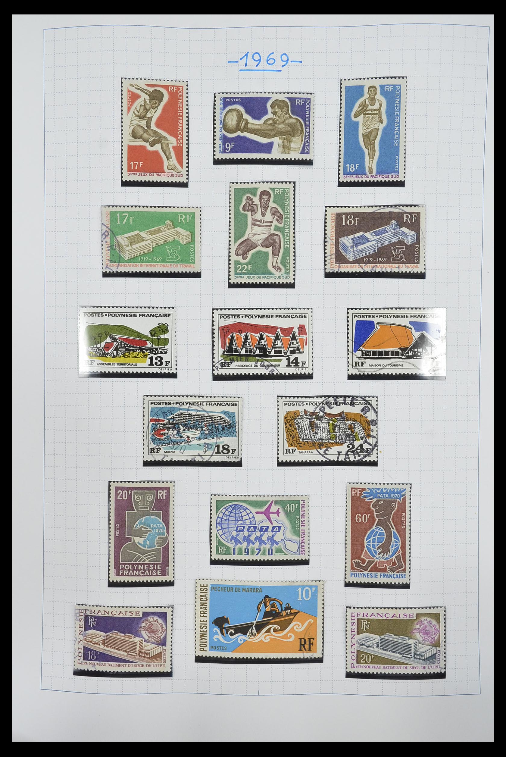 34220 023 - Stamp collection 34220 Polynesia 1892-2014!