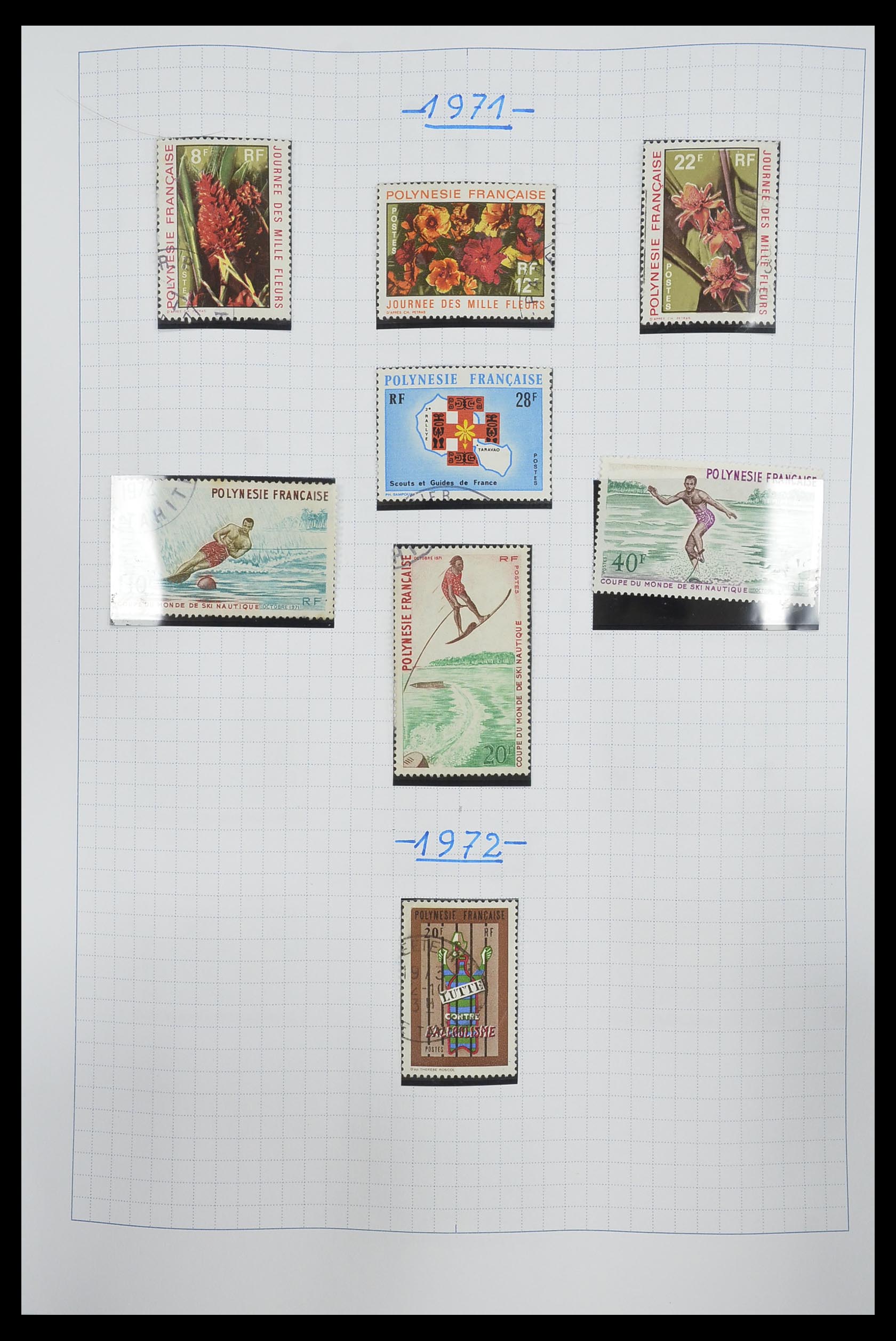 34220 024 - Postzegelverzameling 34220 Polynesië 1892-2014!