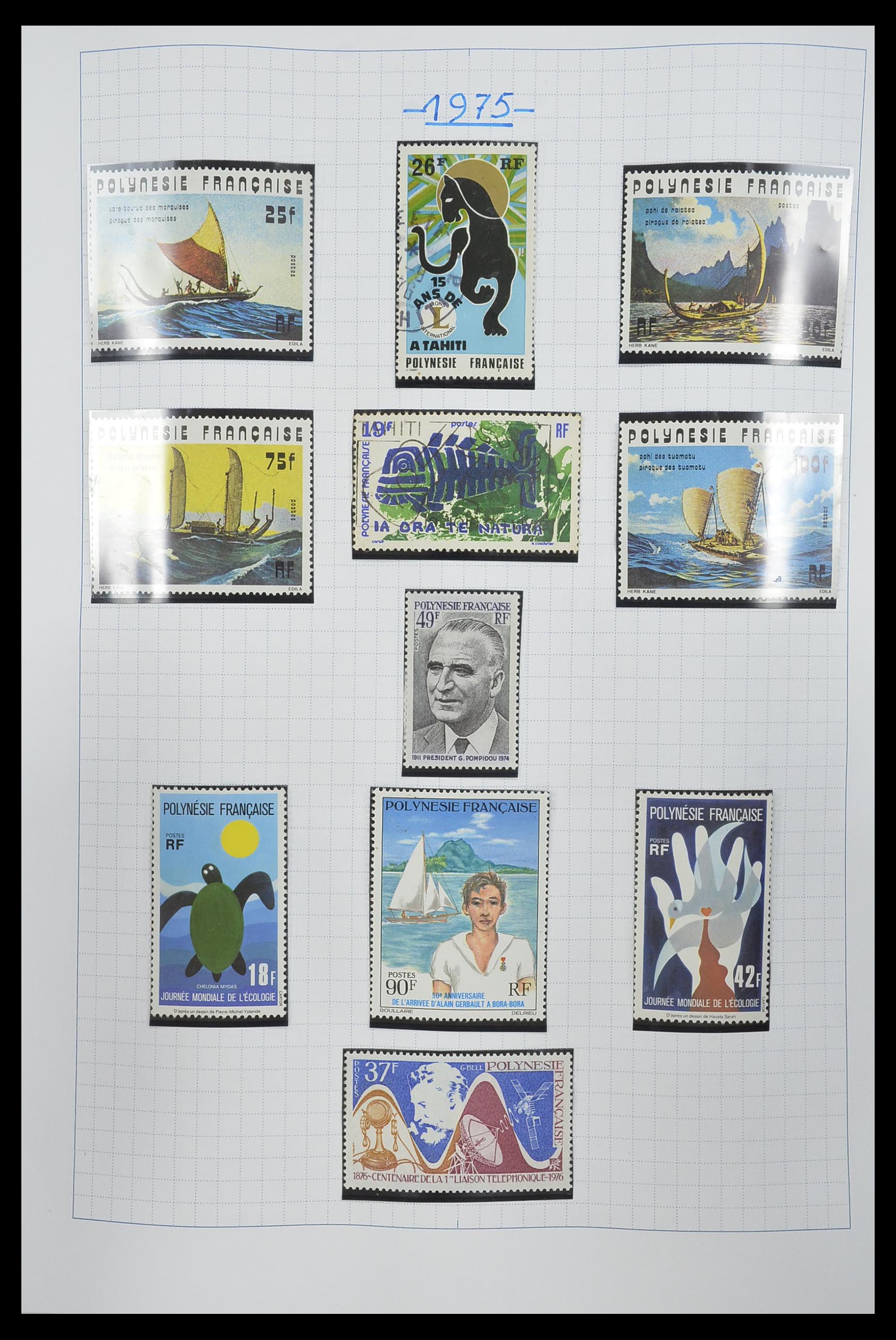 34220 026 - Stamp collection 34220 Polynesia 1892-2014!