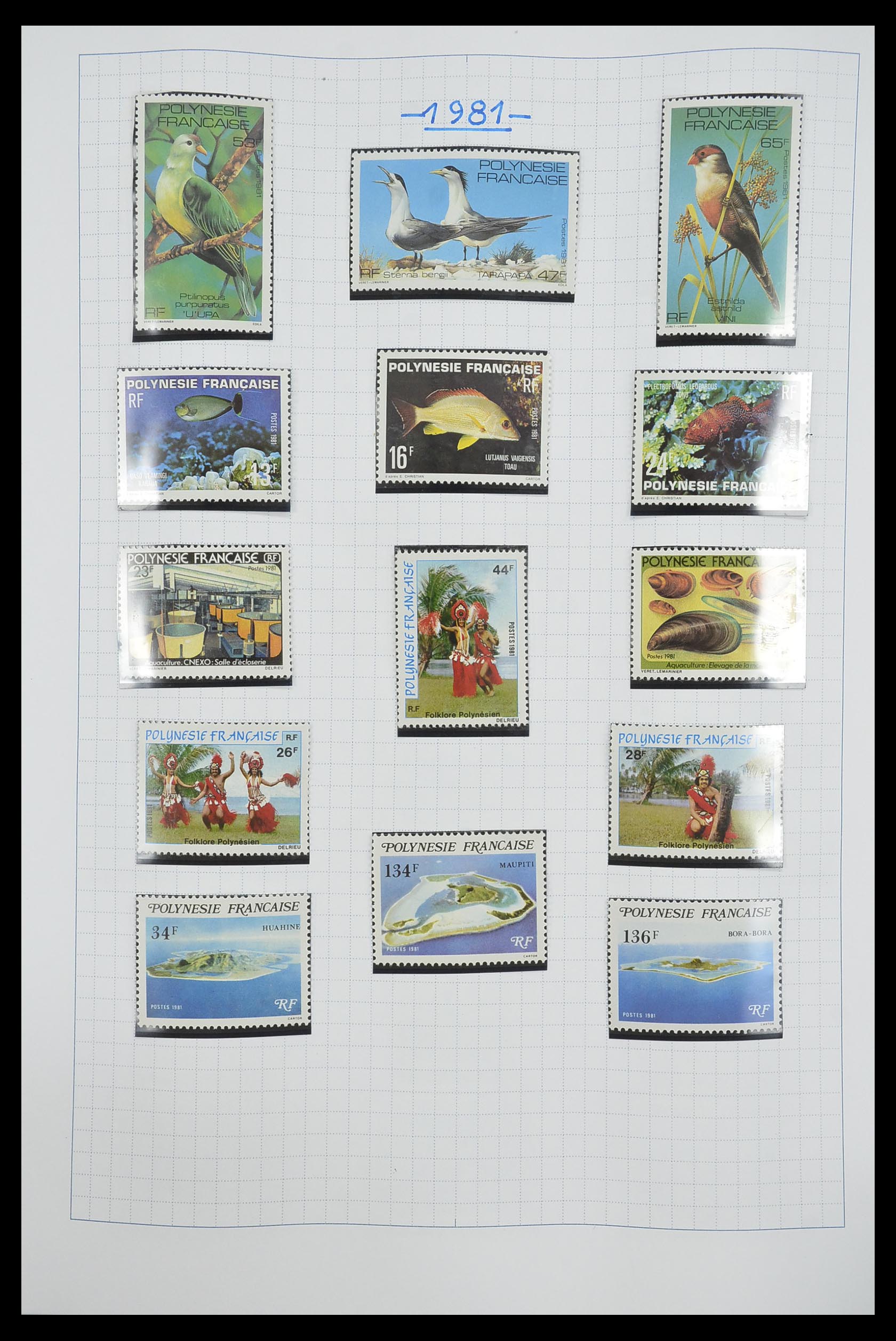 34220 030 - Stamp collection 34220 Polynesia 1892-2014!