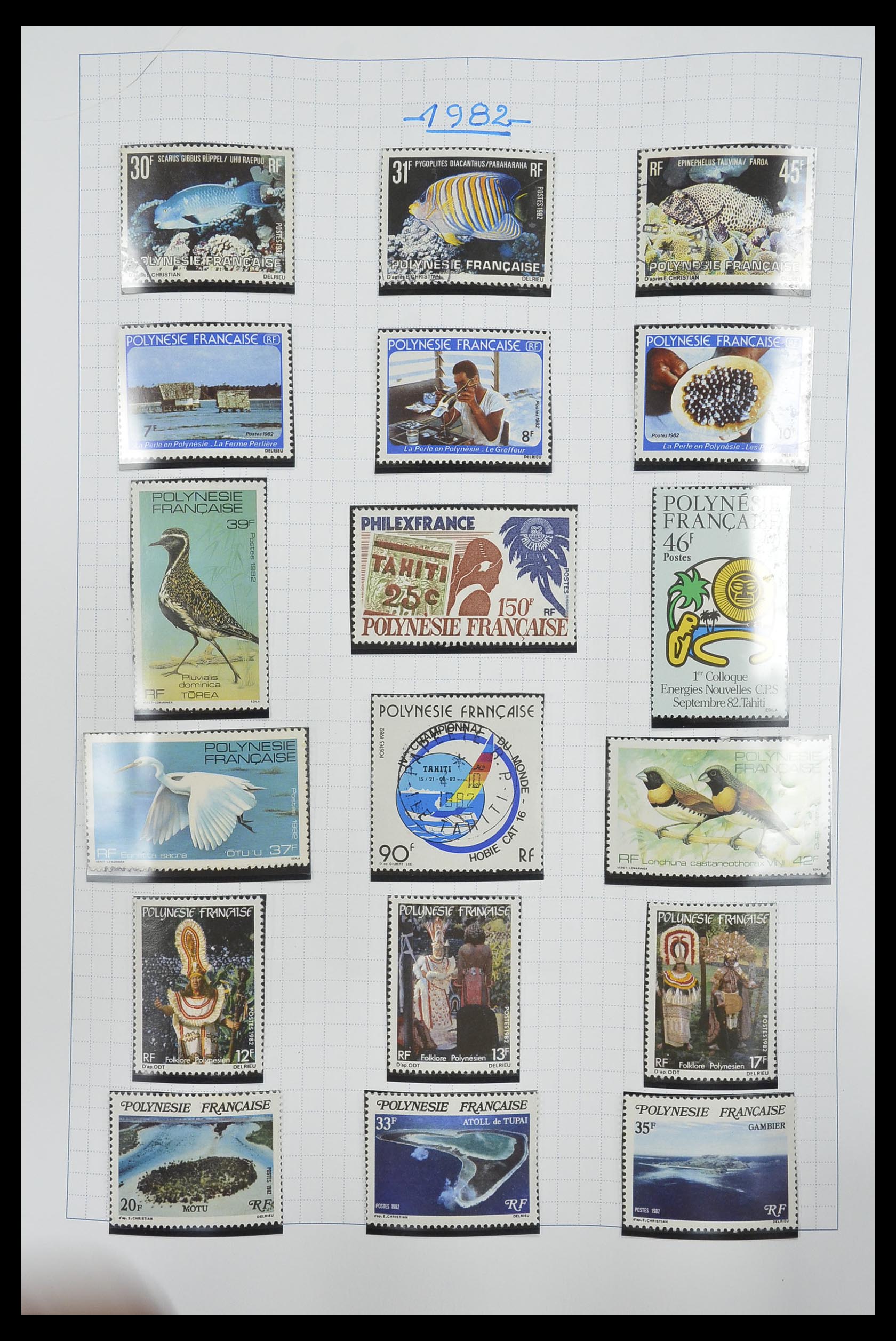 34220 031 - Postzegelverzameling 34220 Polynesië 1892-2014!