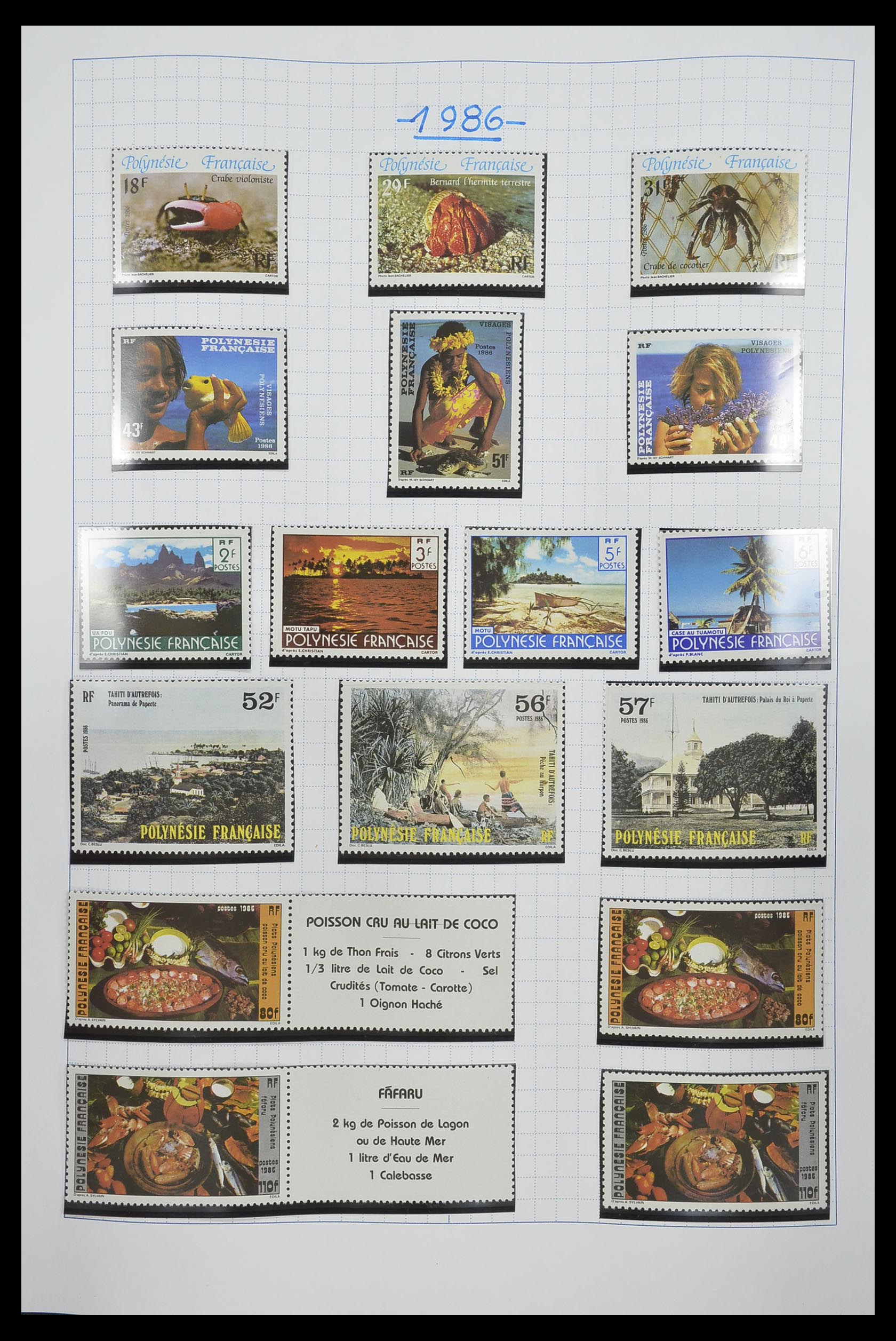 34220 036 - Postzegelverzameling 34220 Polynesië 1892-2014!