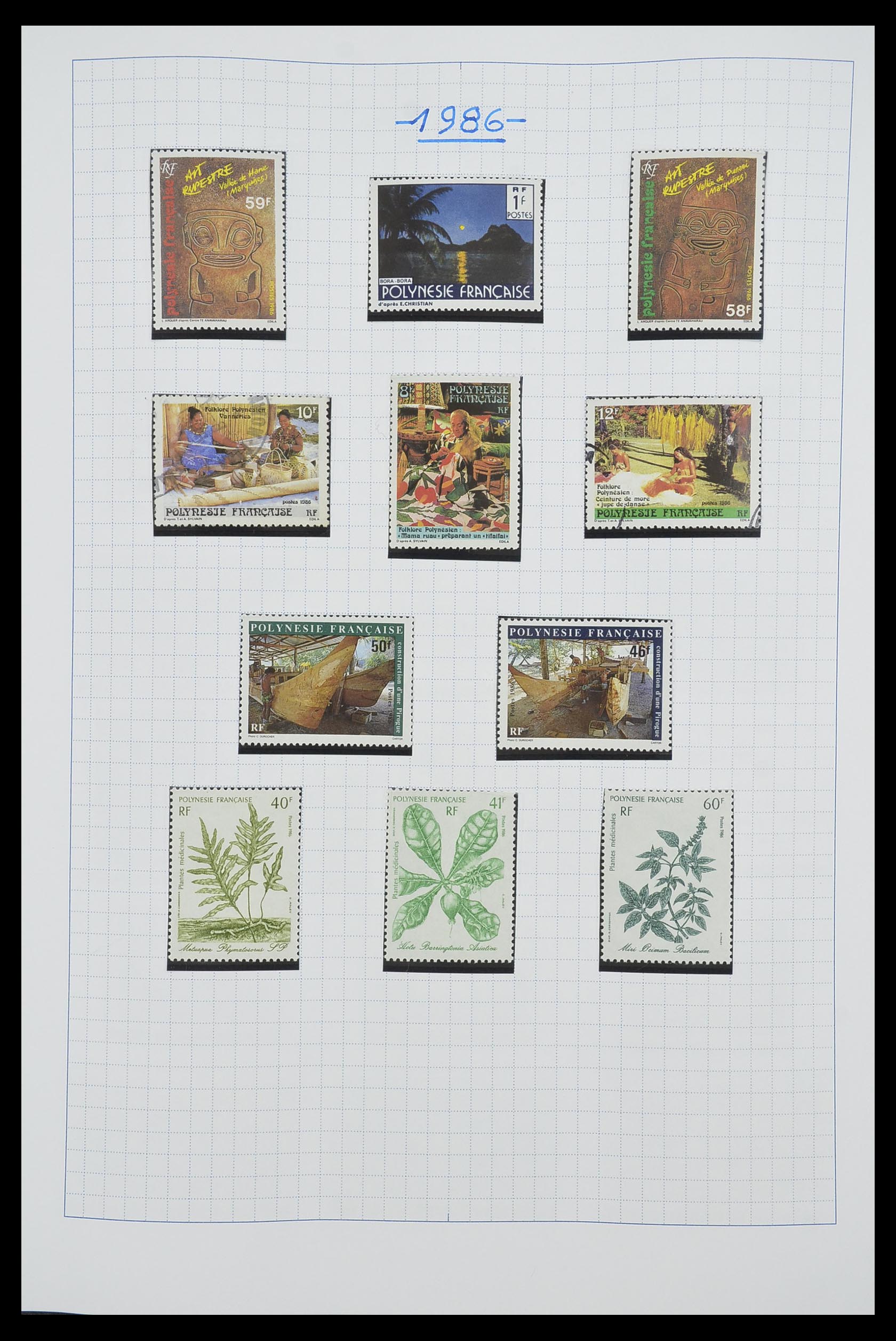 34220 037 - Postzegelverzameling 34220 Polynesië 1892-2014!