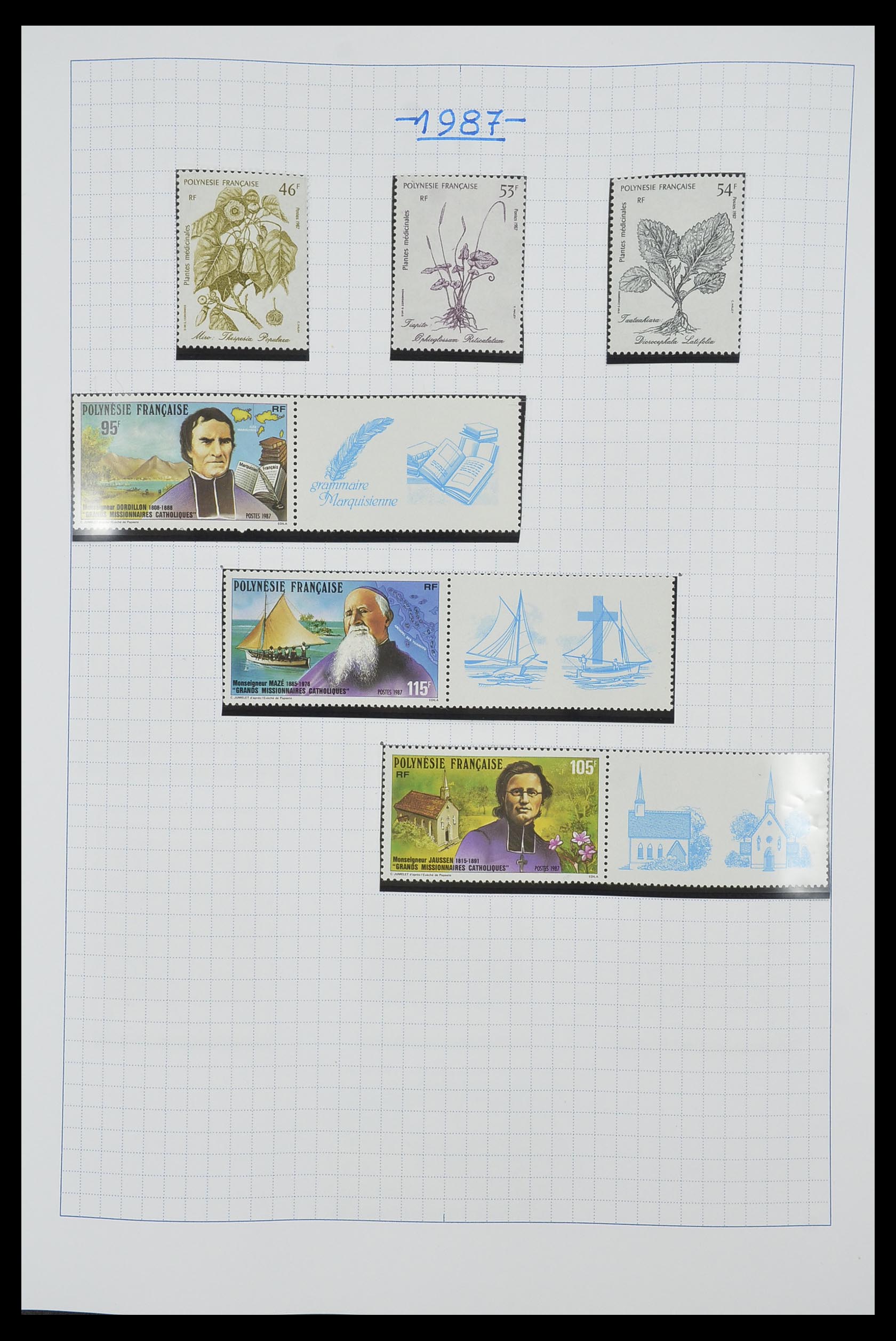 34220 039 - Postzegelverzameling 34220 Polynesië 1892-2014!