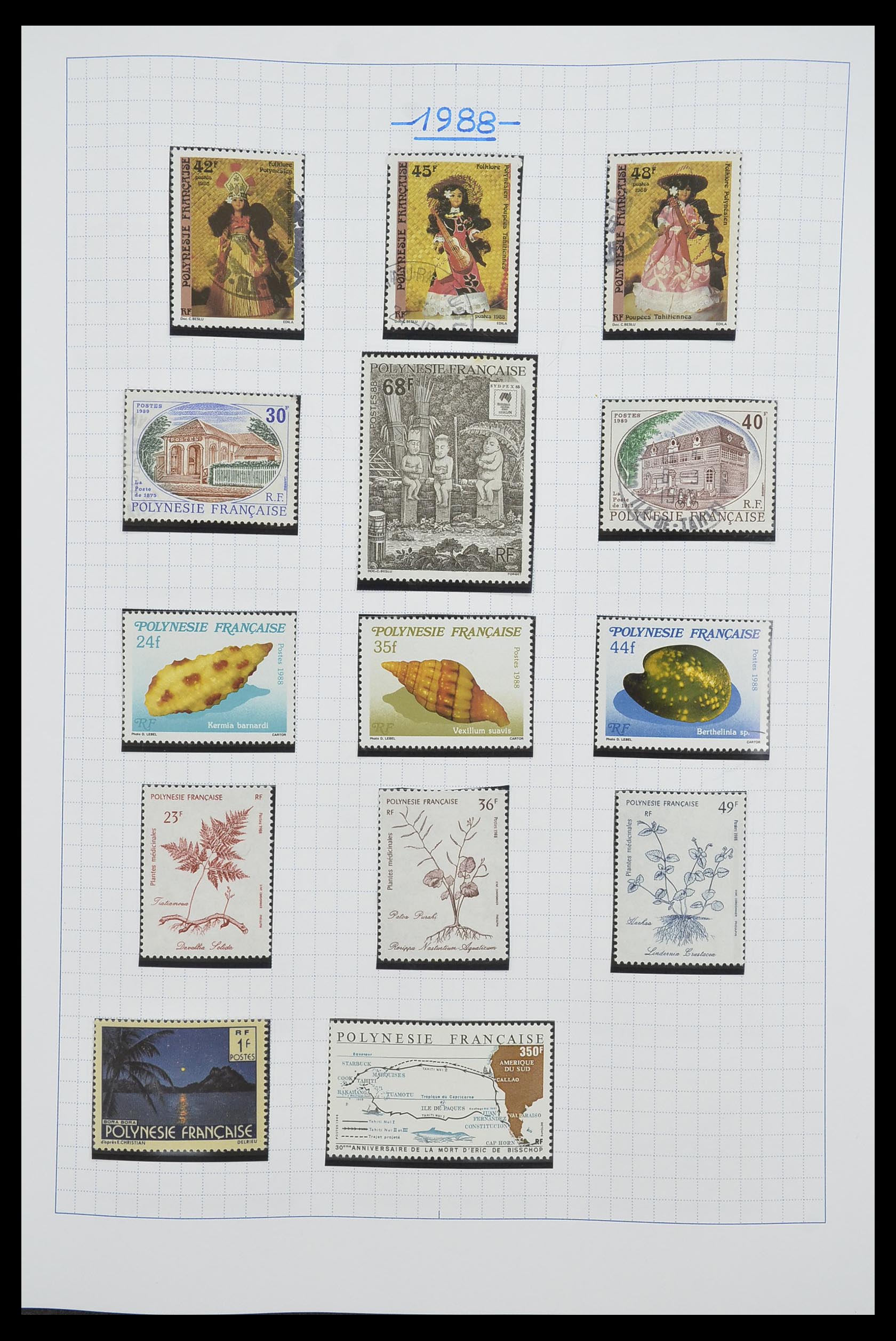 34220 041 - Stamp collection 34220 Polynesia 1892-2014!