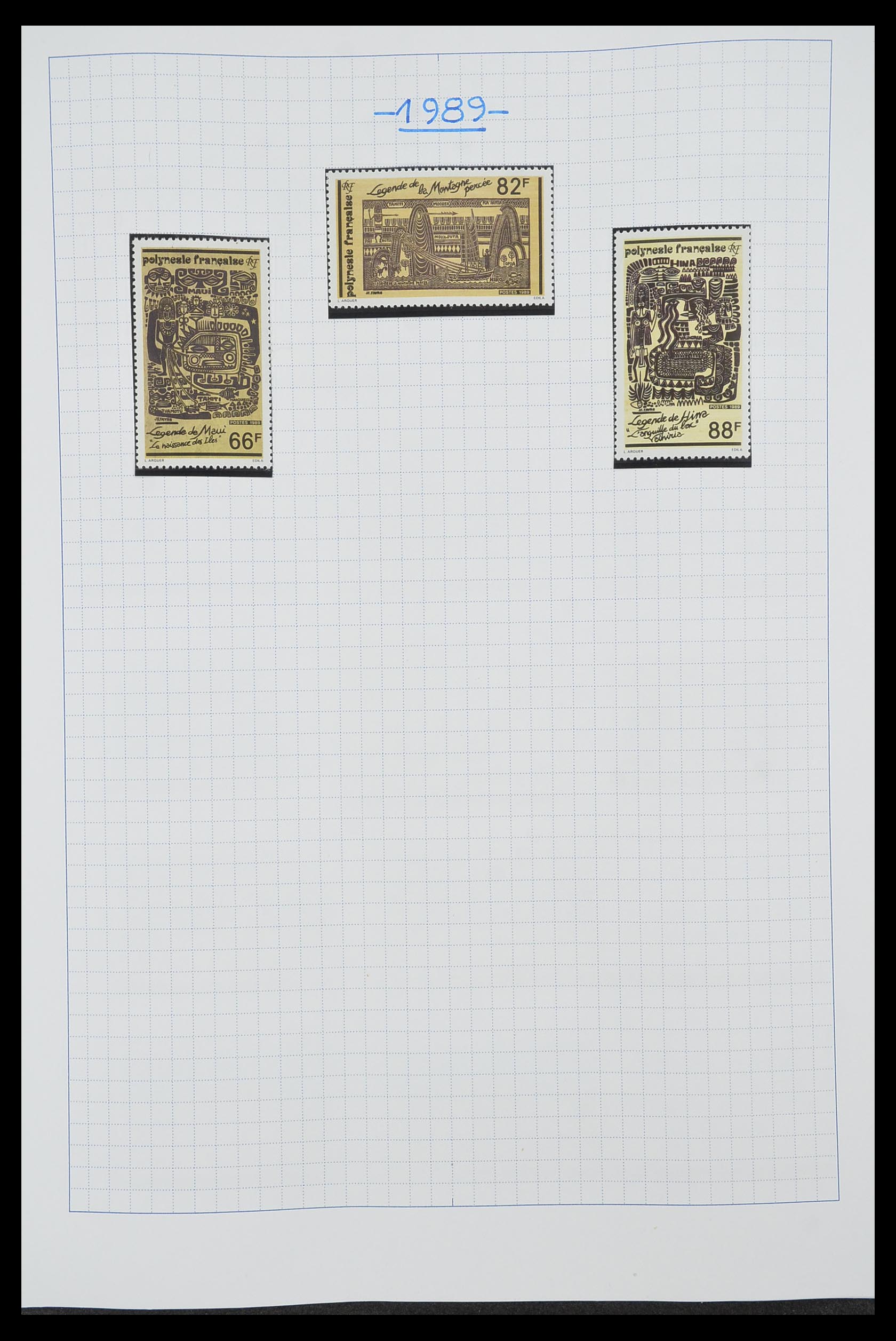 34220 044 - Postzegelverzameling 34220 Polynesië 1892-2014!