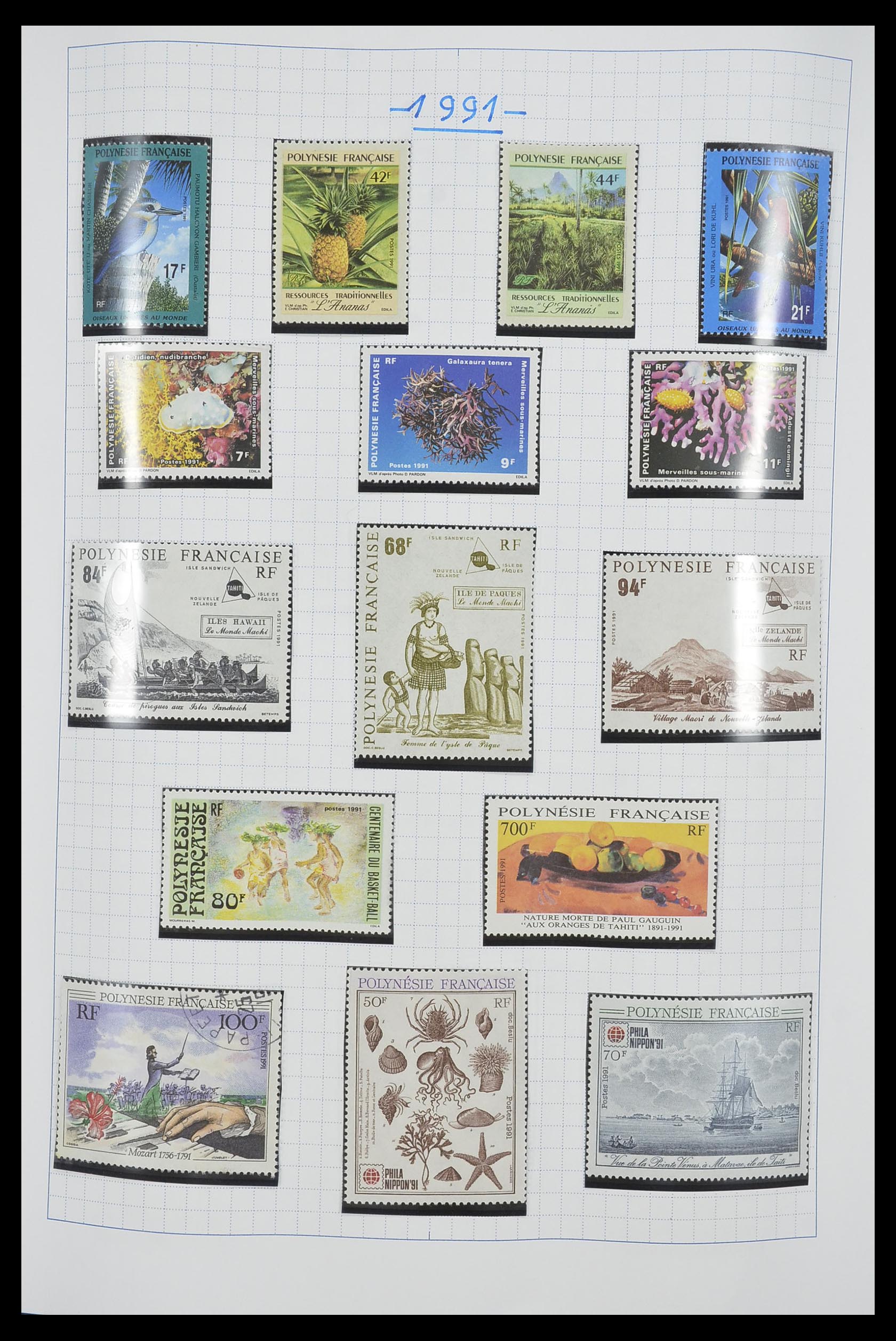 34220 048 - Postzegelverzameling 34220 Polynesië 1892-2014!