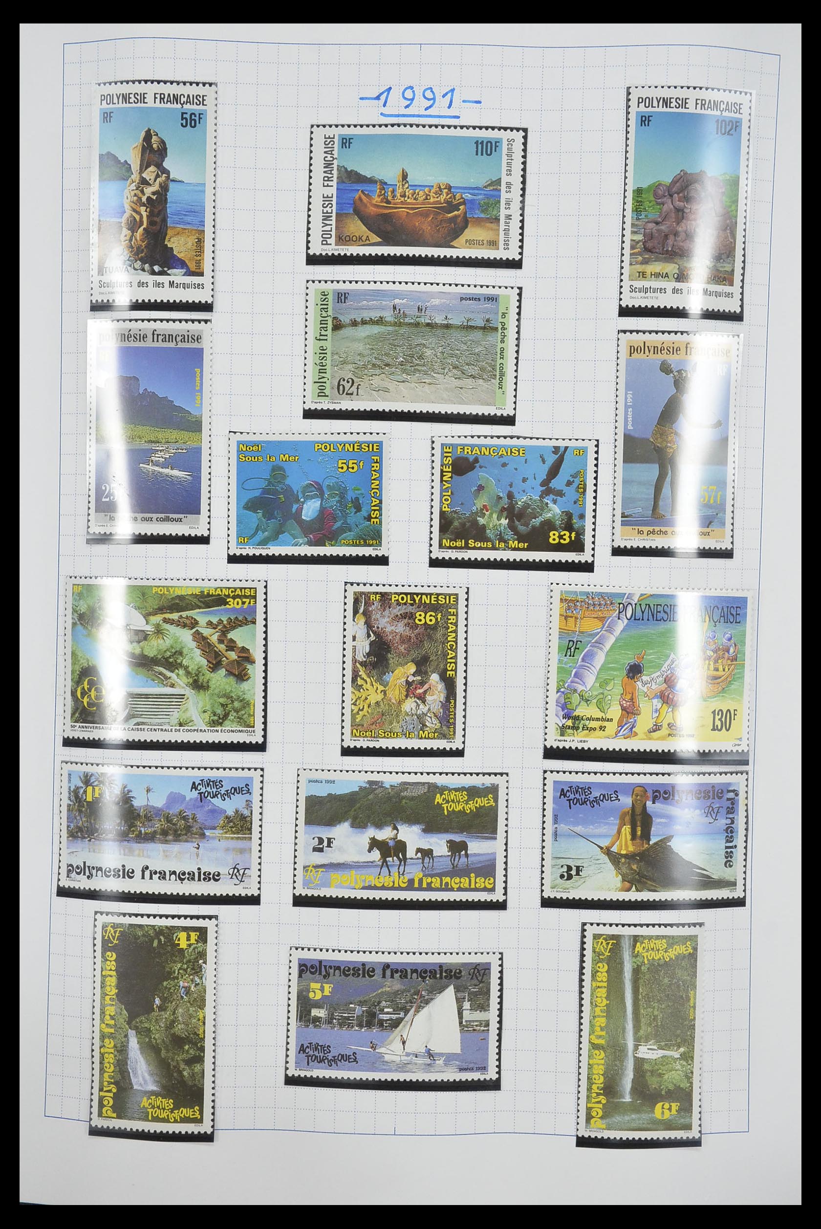 34220 049 - Postzegelverzameling 34220 Polynesië 1892-2014!