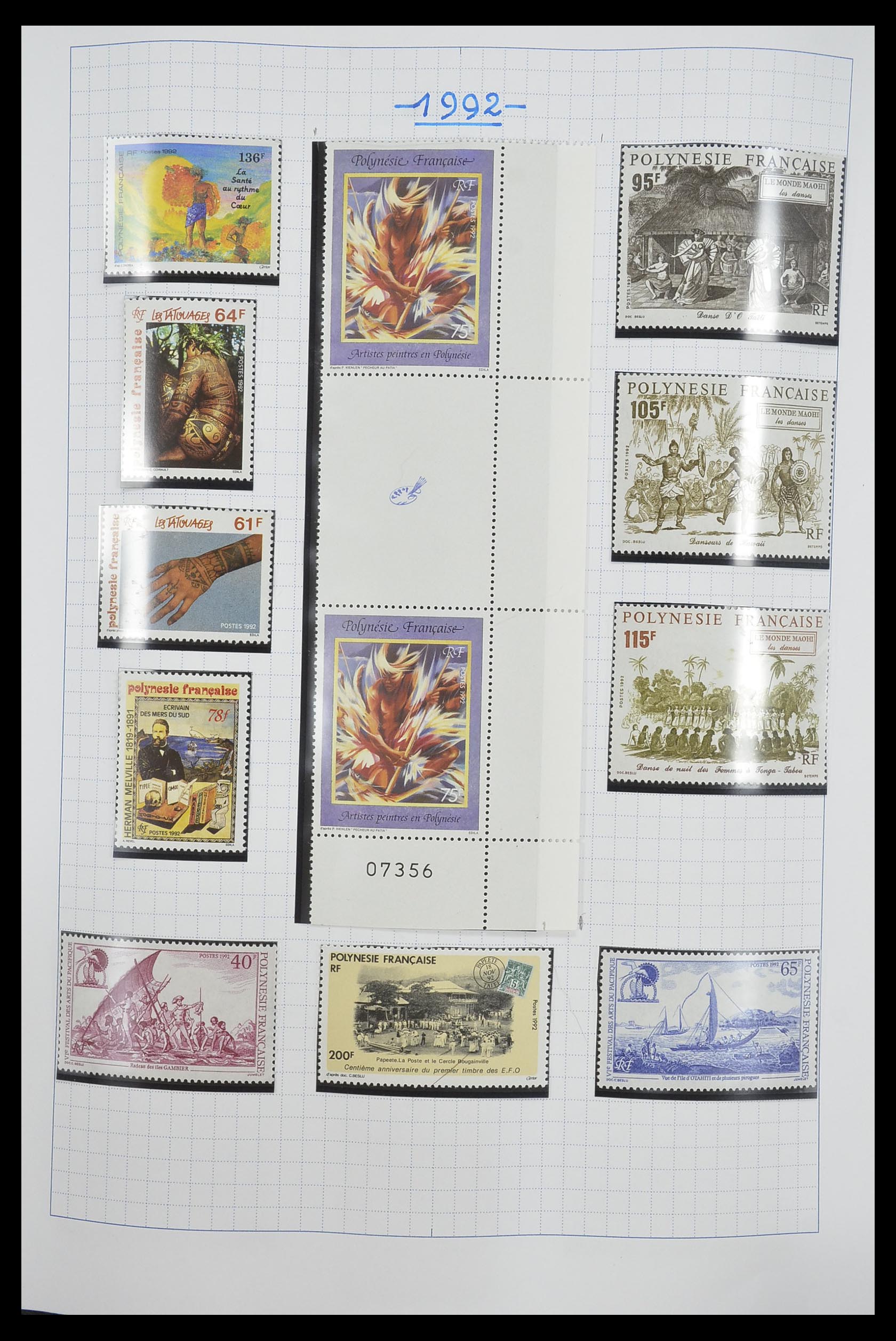 34220 051 - Stamp collection 34220 Polynesia 1892-2014!