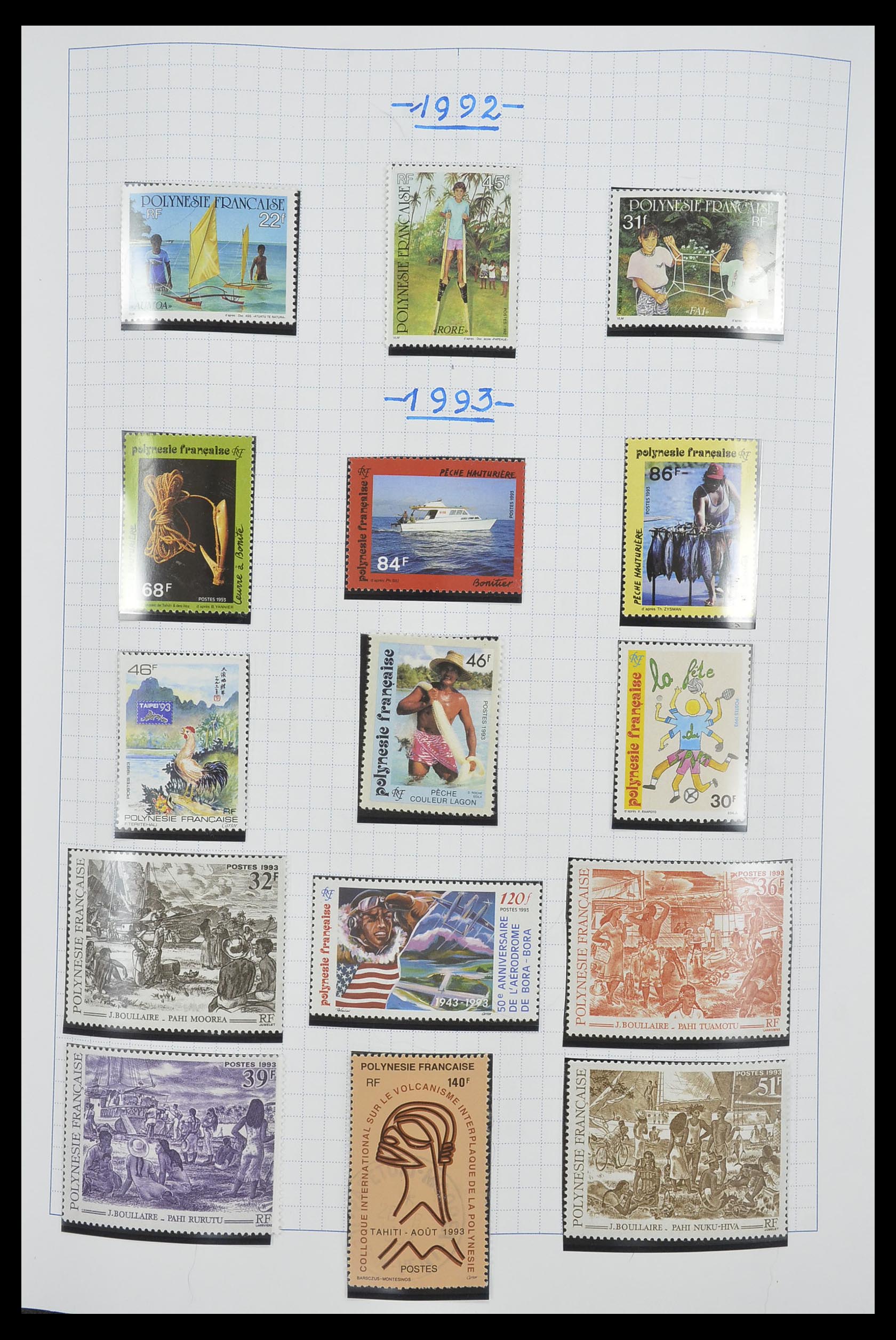 34220 052 - Stamp collection 34220 Polynesia 1892-2014!