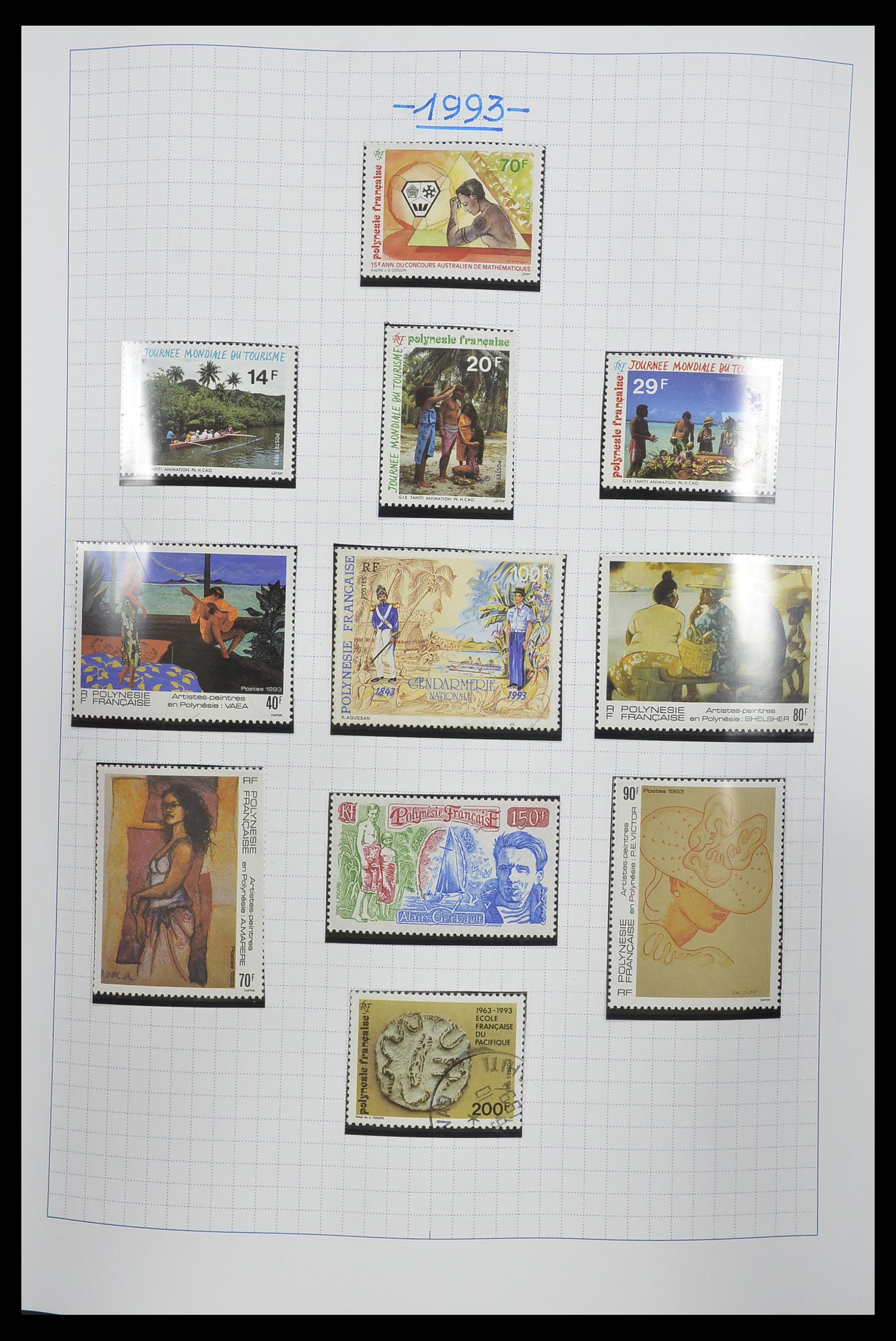 34220 053 - Stamp collection 34220 Polynesia 1892-2014!
