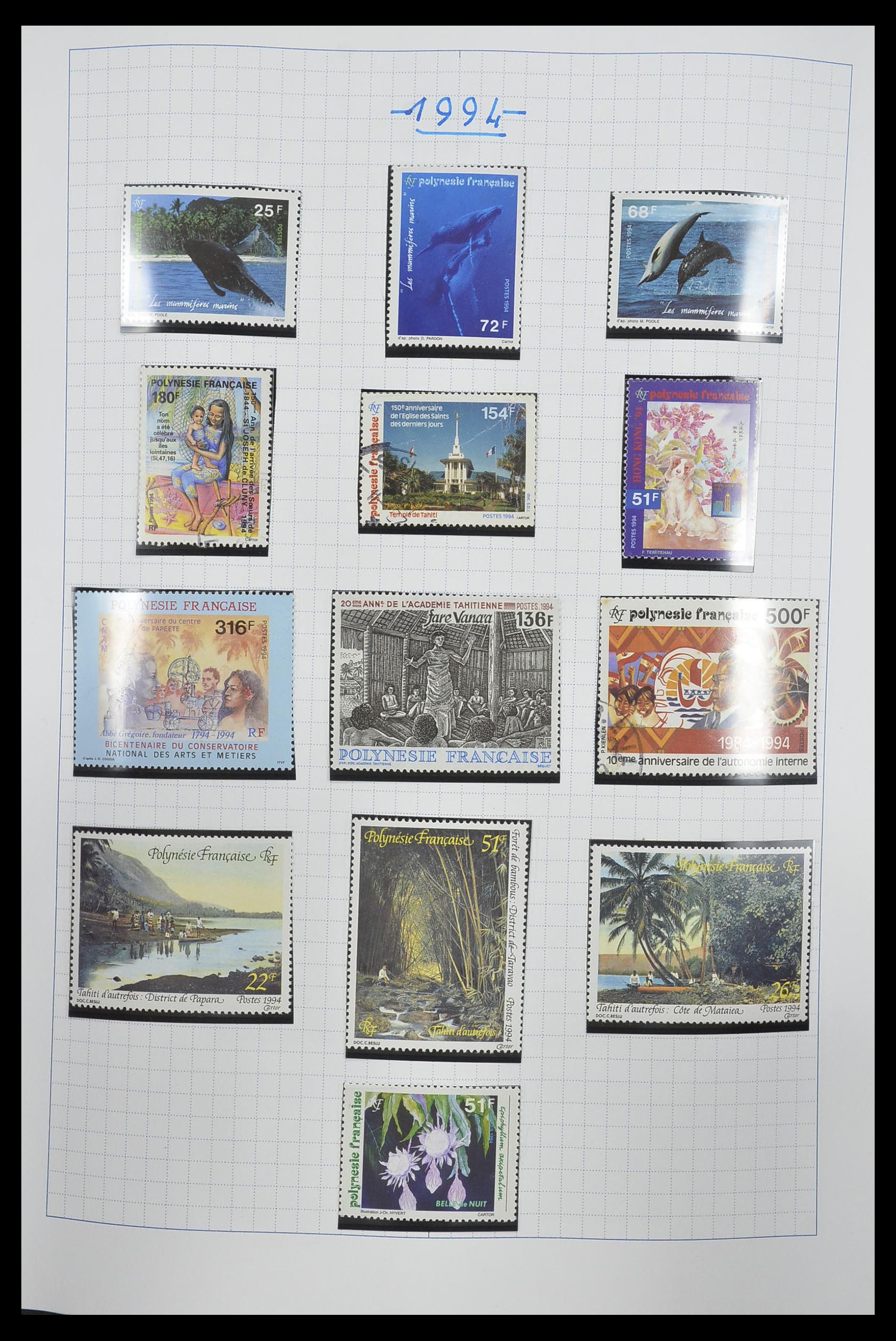 34220 054 - Postzegelverzameling 34220 Polynesië 1892-2014!