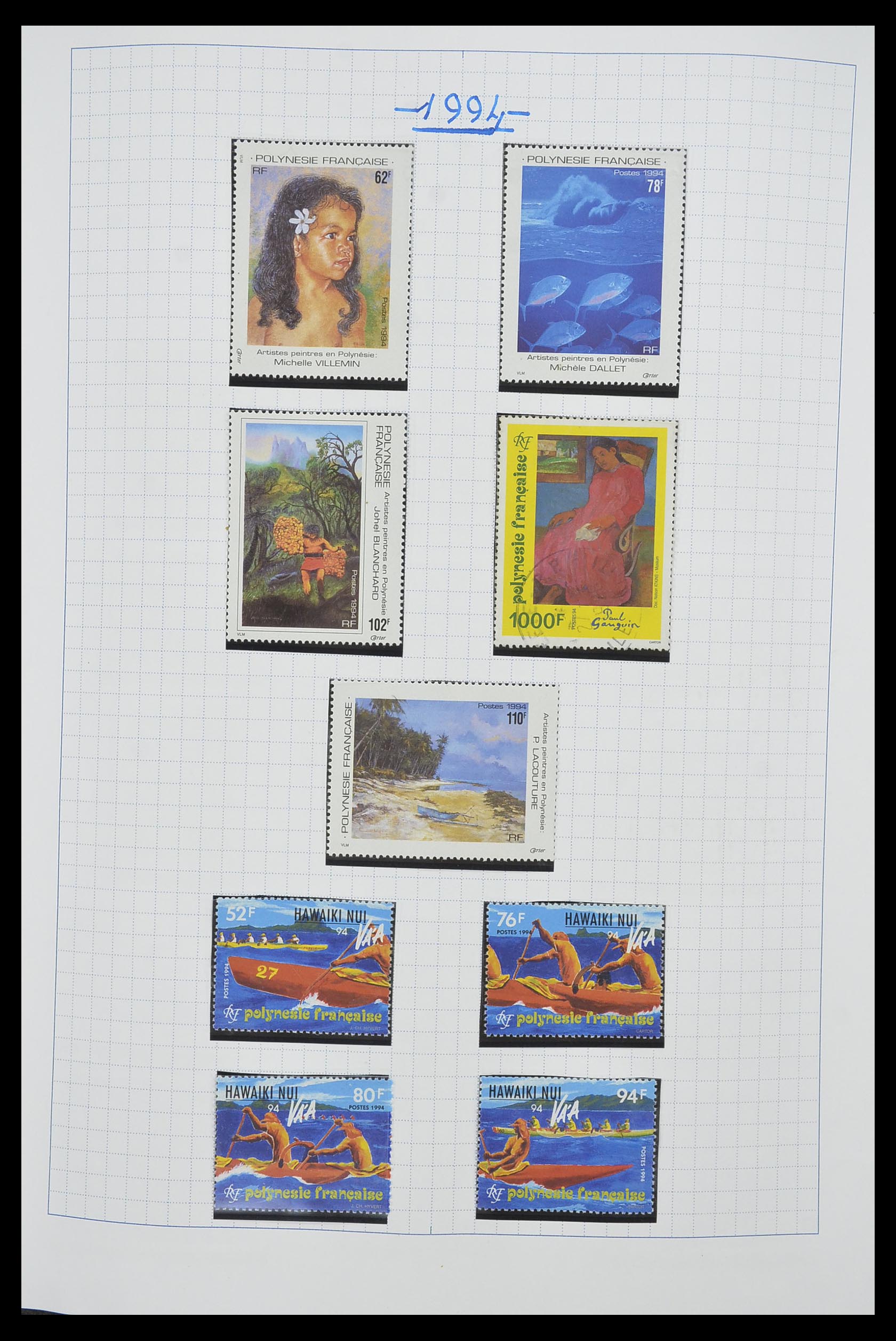 34220 055 - Stamp collection 34220 Polynesia 1892-2014!