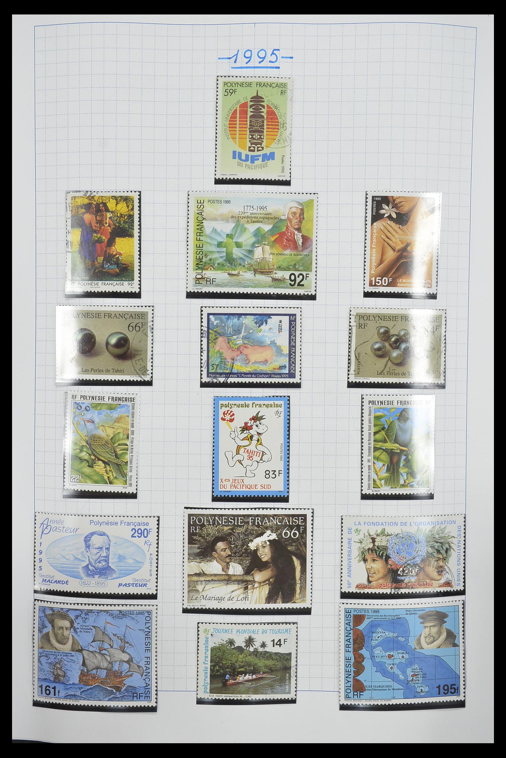 34220 056 - Stamp collection 34220 Polynesia 1892-2014!