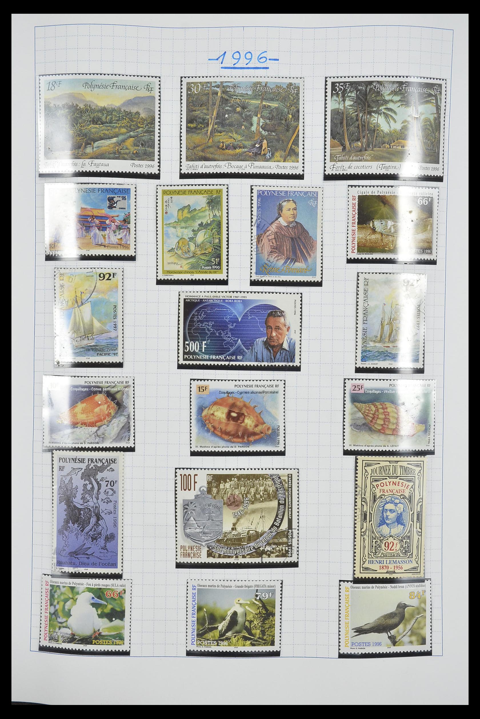 34220 058 - Stamp collection 34220 Polynesia 1892-2014!