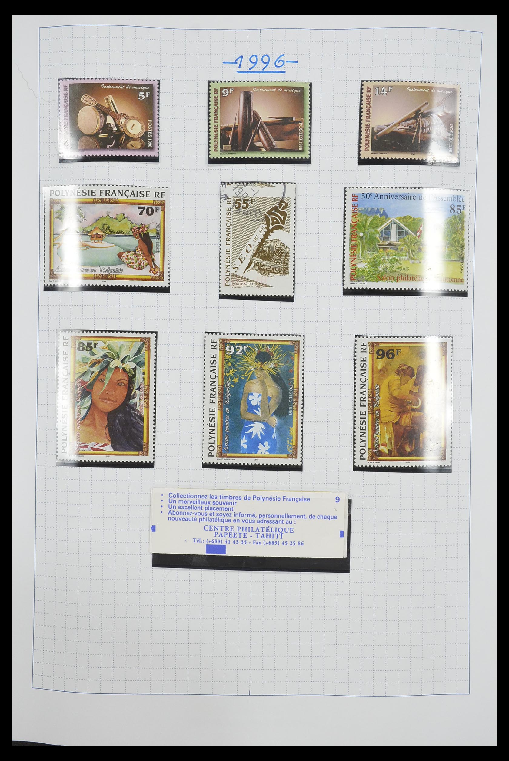 34220 059 - Postzegelverzameling 34220 Polynesië 1892-2014!