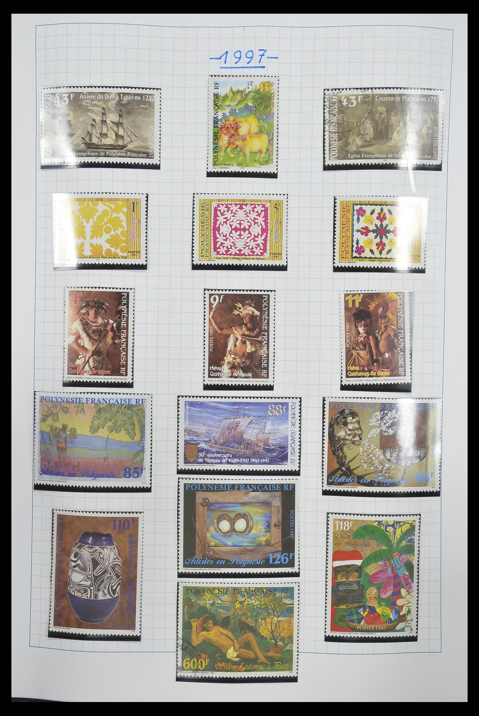 34220 060 - Postzegelverzameling 34220 Polynesië 1892-2014!