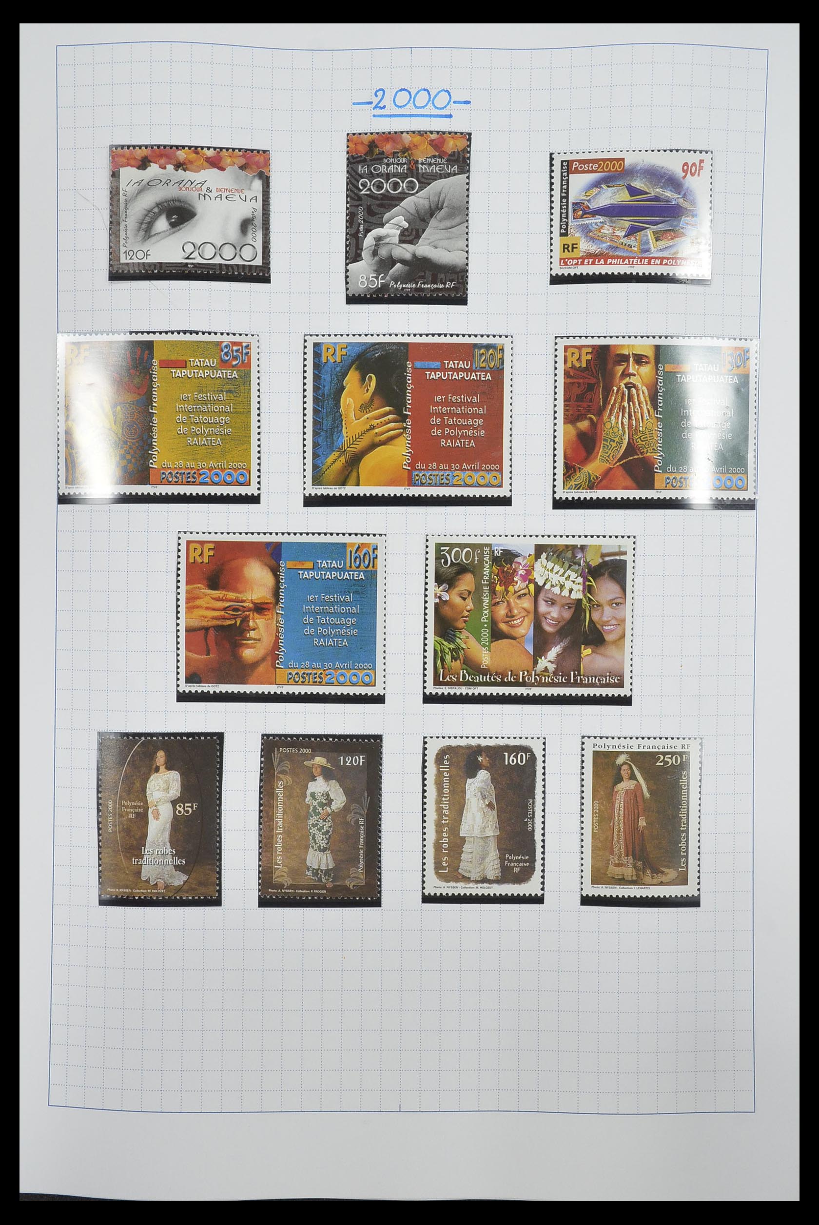 34220 064 - Postzegelverzameling 34220 Polynesië 1892-2014!