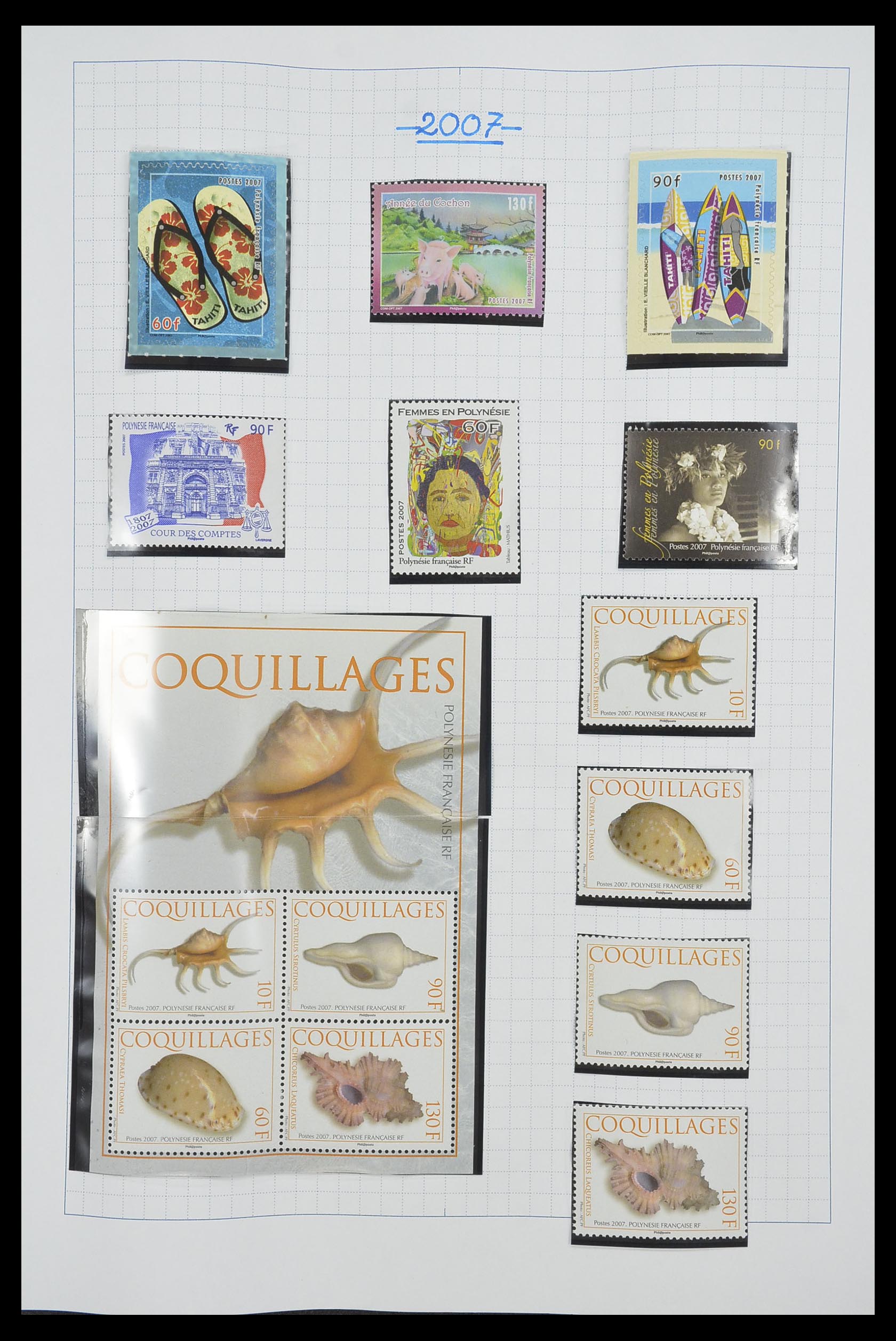 34220 071 - Postzegelverzameling 34220 Polynesië 1892-2014!