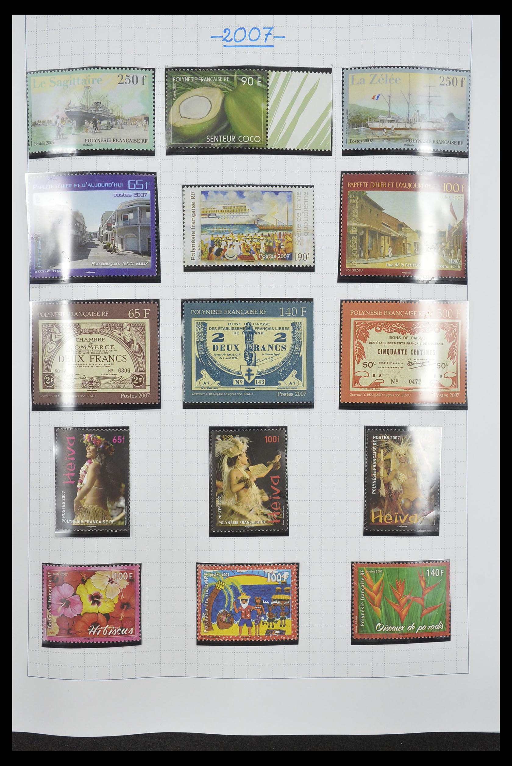 34220 072 - Stamp collection 34220 Polynesia 1892-2014!