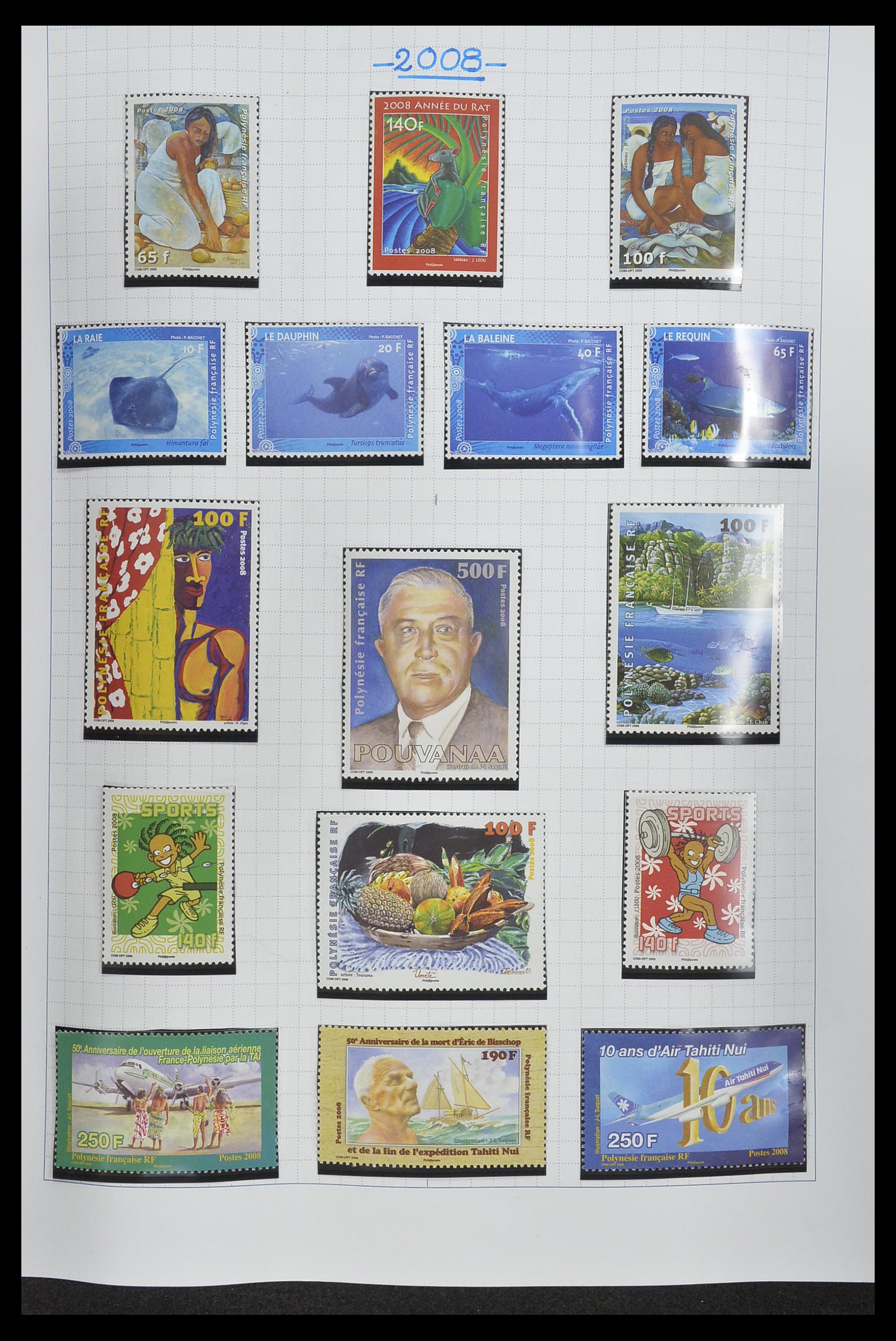 34220 073 - Postzegelverzameling 34220 Polynesië 1892-2014!