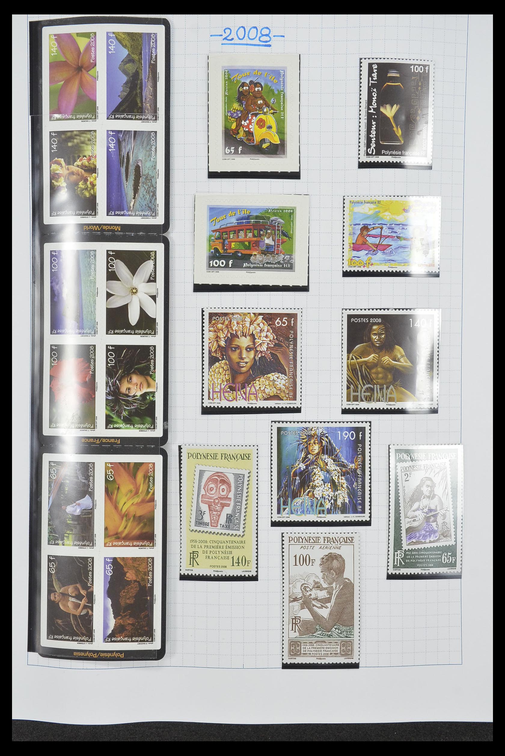 34220 074 - Postzegelverzameling 34220 Polynesië 1892-2014!