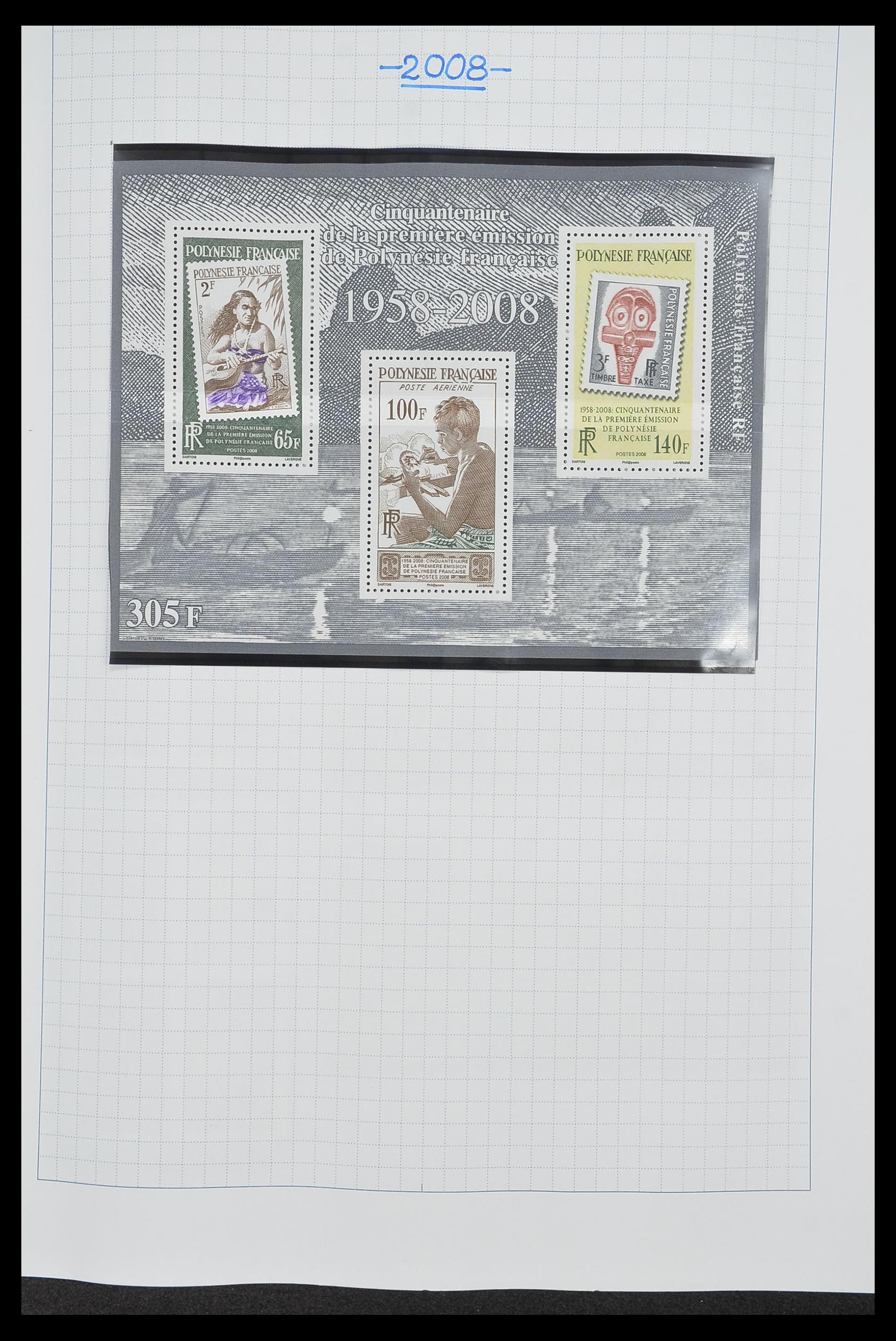 34220 075 - Postzegelverzameling 34220 Polynesië 1892-2014!
