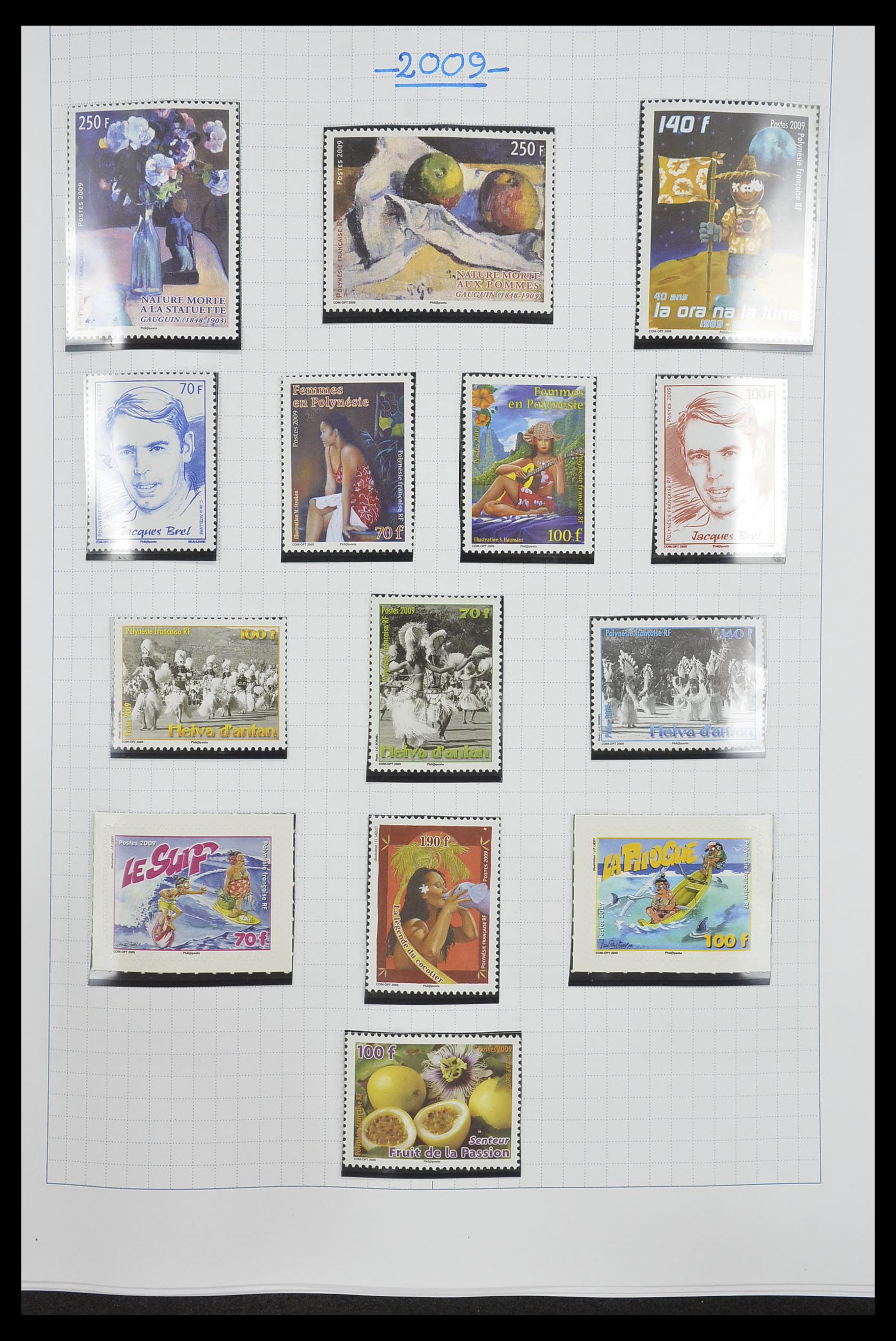 34220 077 - Postzegelverzameling 34220 Polynesië 1892-2014!