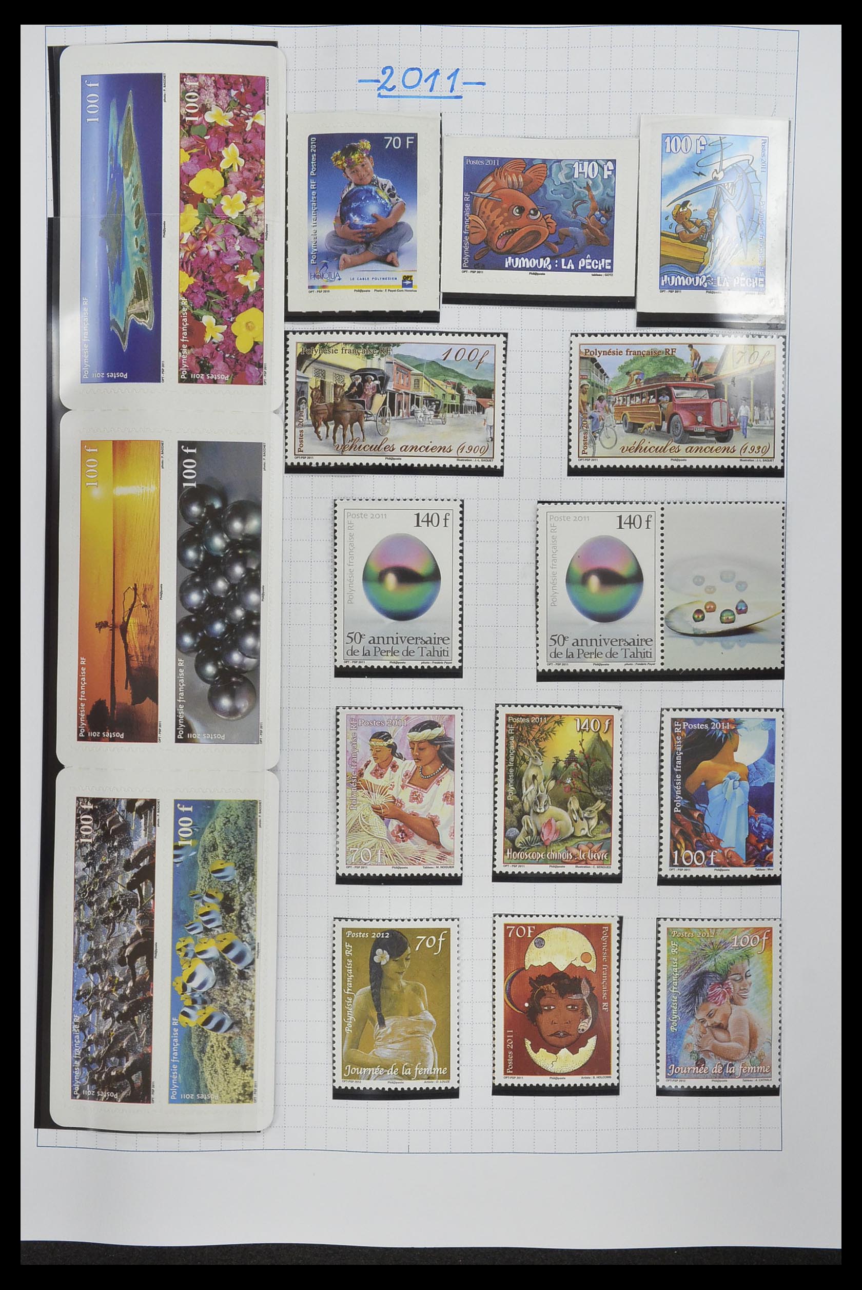 34220 080 - Stamp collection 34220 Polynesia 1892-2014!