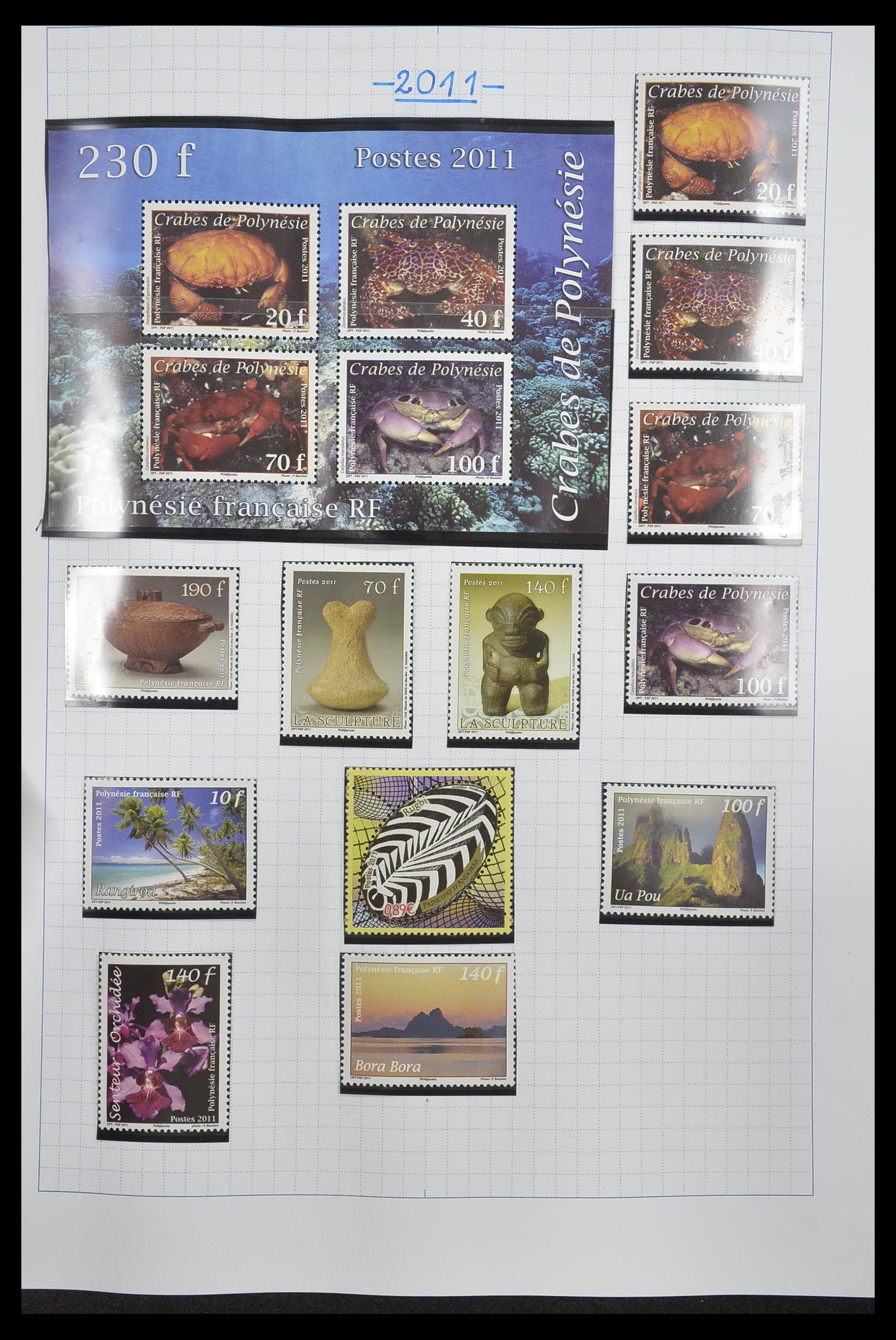 34220 081 - Postzegelverzameling 34220 Polynesië 1892-2014!
