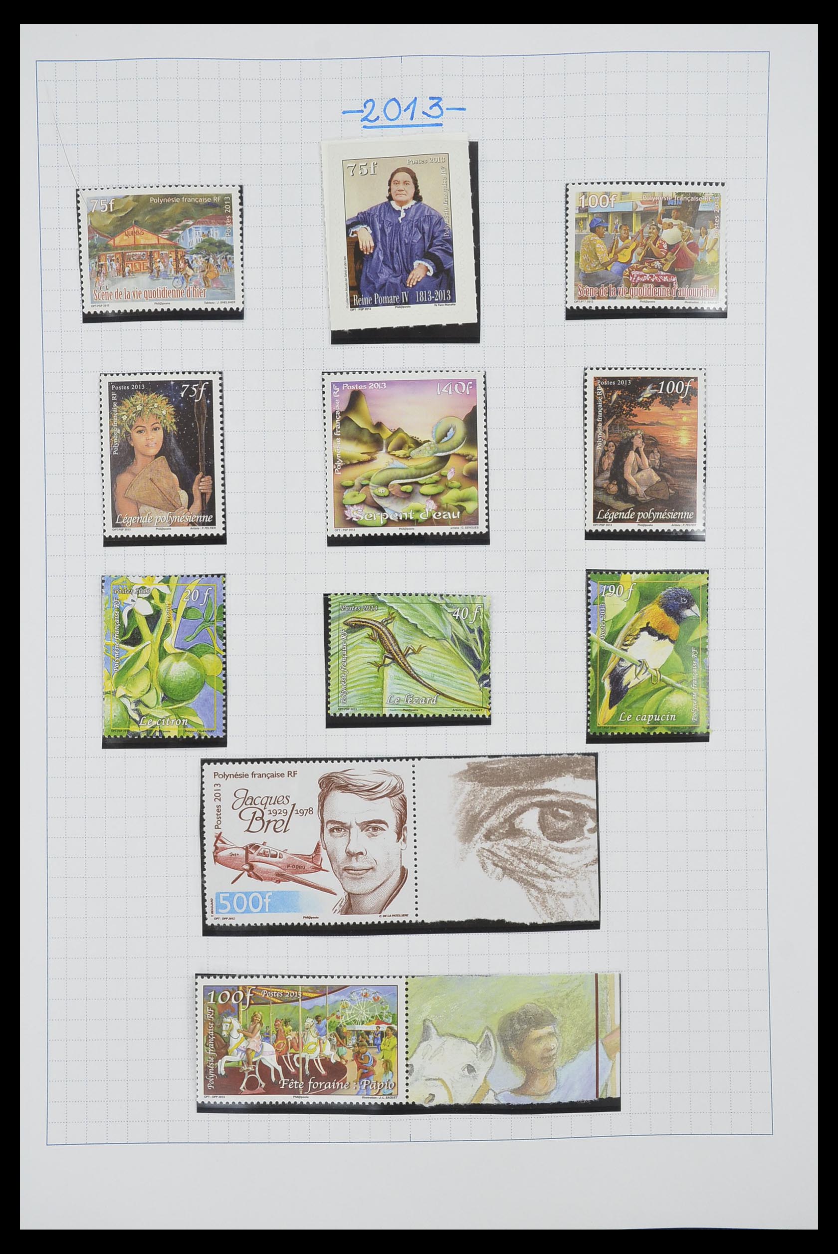 34220 086 - Postzegelverzameling 34220 Polynesië 1892-2014!