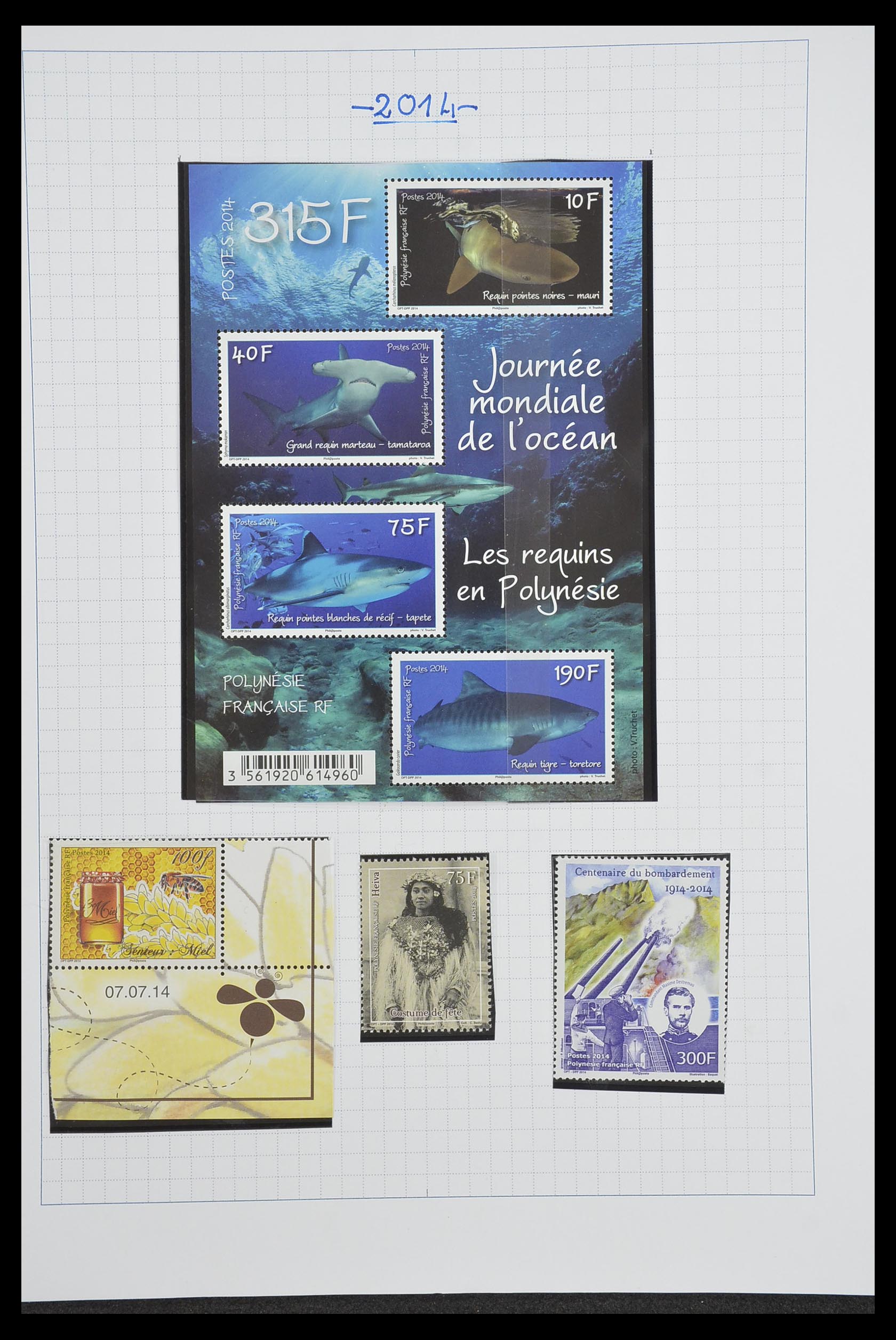 34220 092 - Stamp collection 34220 Polynesia 1892-2014!