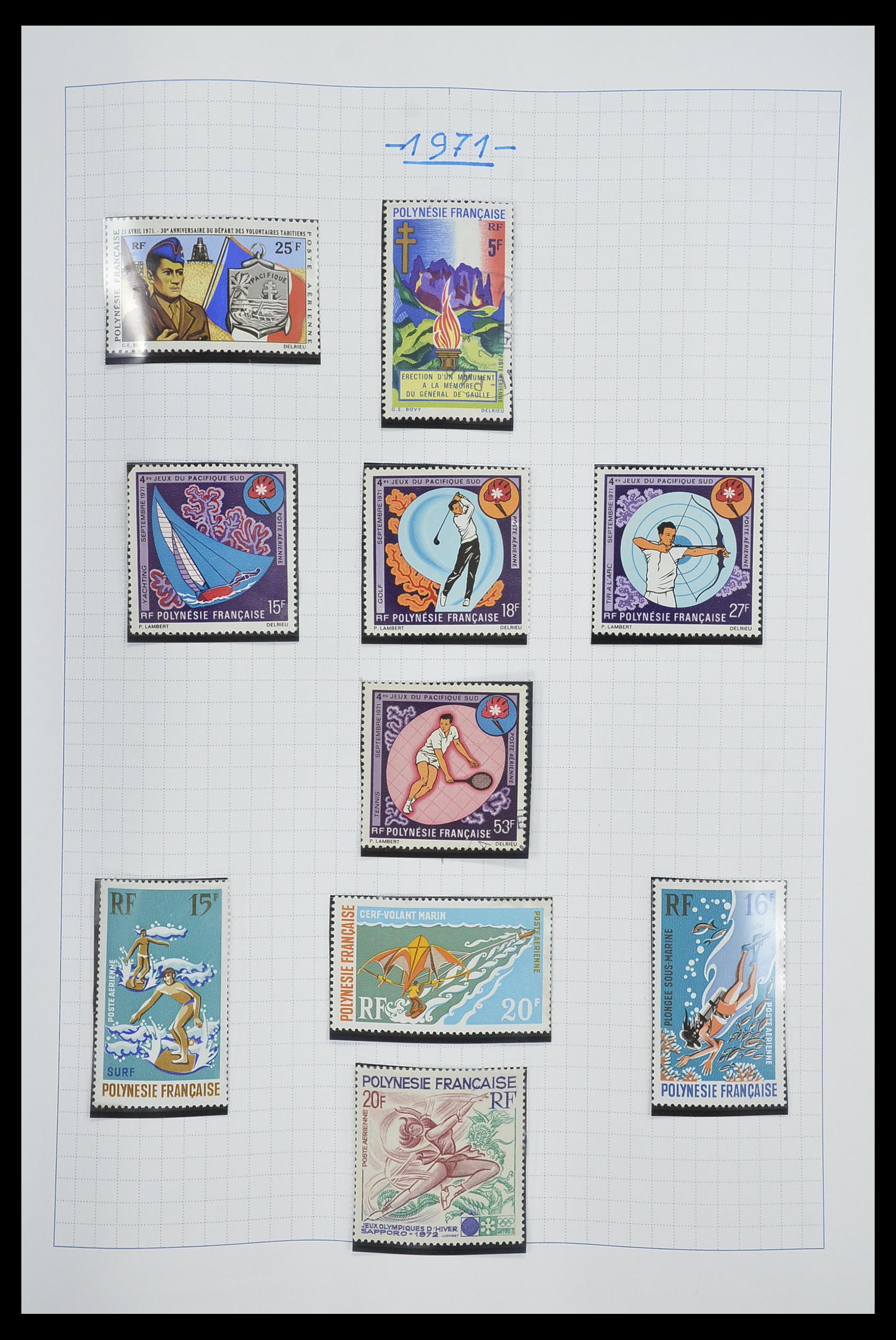 34220 098 - Postzegelverzameling 34220 Polynesië 1892-2014!