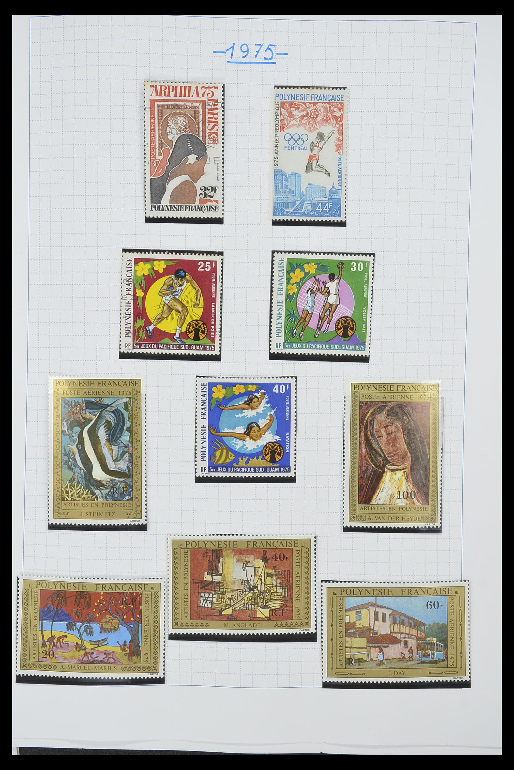 34220 102 - Stamp collection 34220 Polynesia 1892-2014!