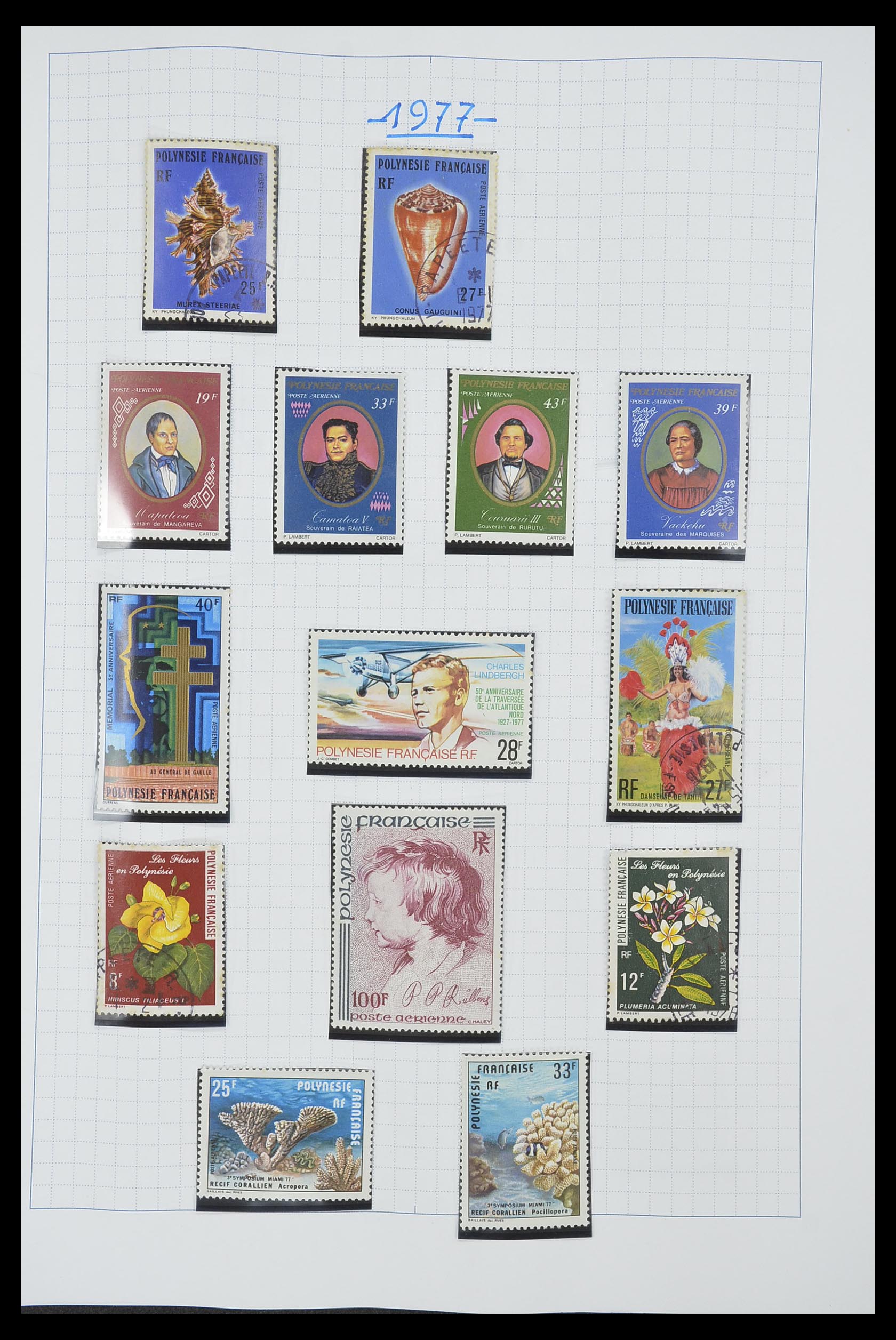 34220 104 - Postzegelverzameling 34220 Polynesië 1892-2014!