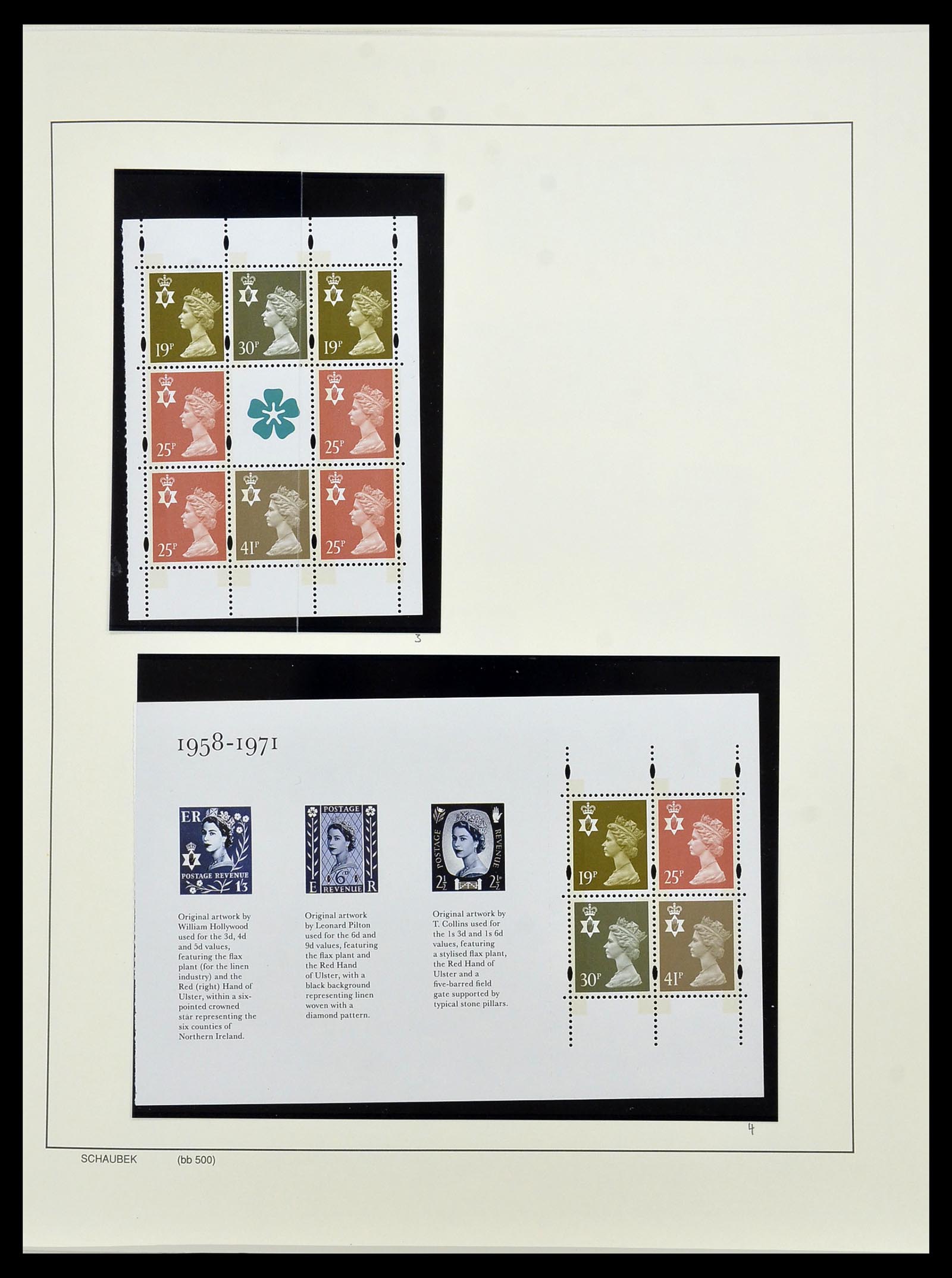 34221 012 - Stamp collection 34221 Great Britain Machins/castles 1971-2005.