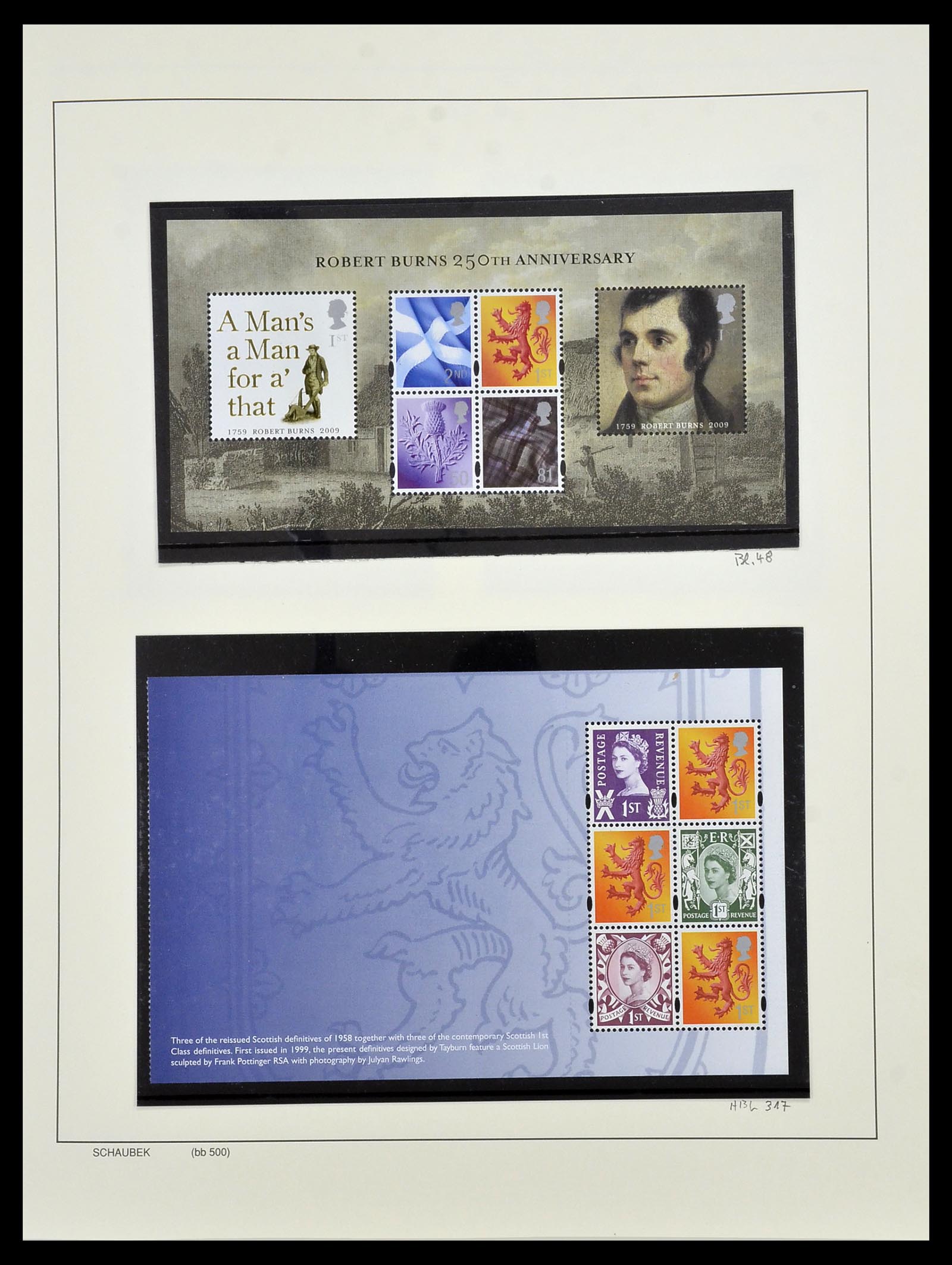 34221 023 - Stamp collection 34221 Great Britain Machins/castles 1971-2005.