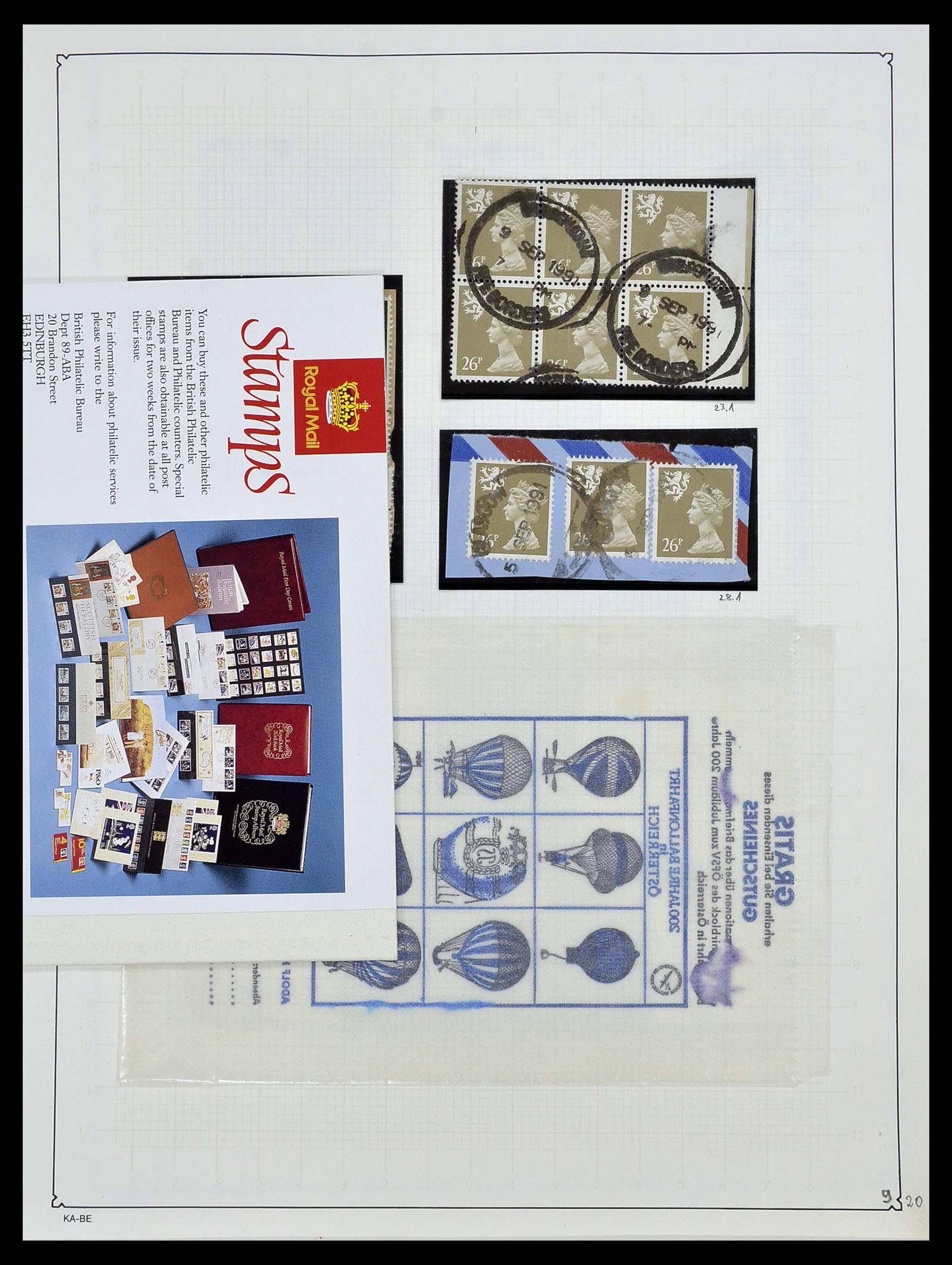 34221 028 - Stamp collection 34221 Great Britain Machins/castles 1971-2005.